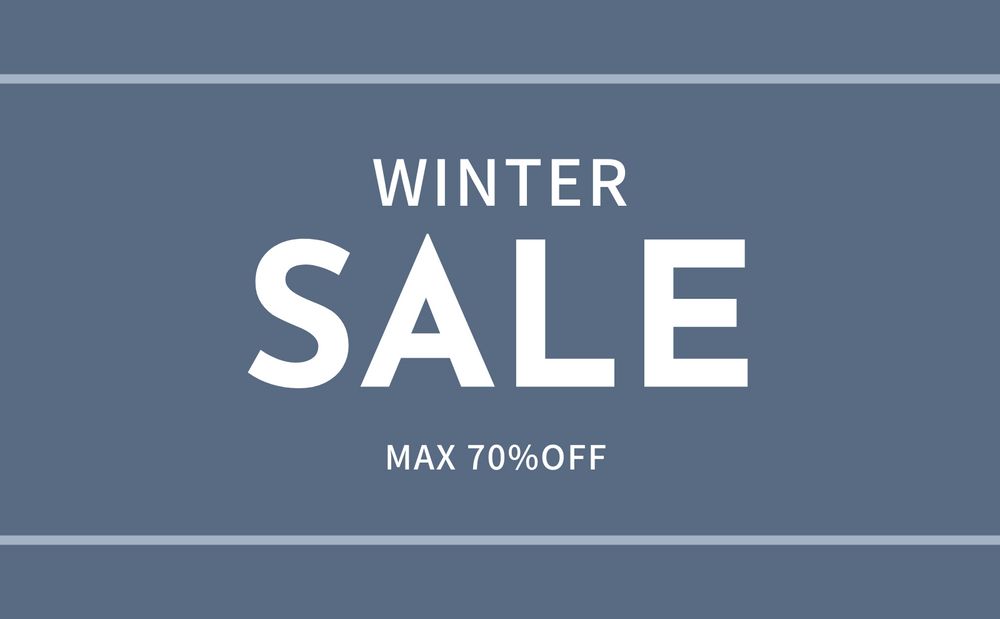 2022 WINTER SALE ♪ START