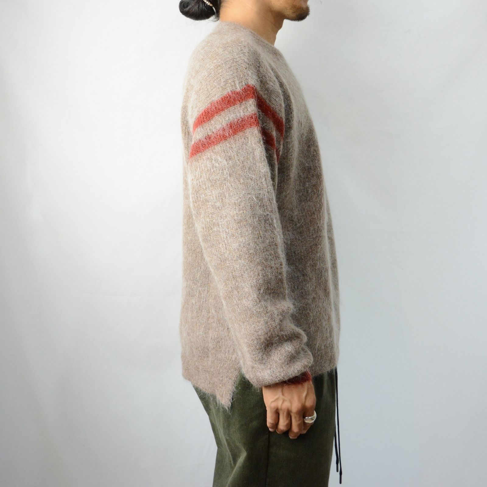 モヘア プルオーバーニット （BROWN）