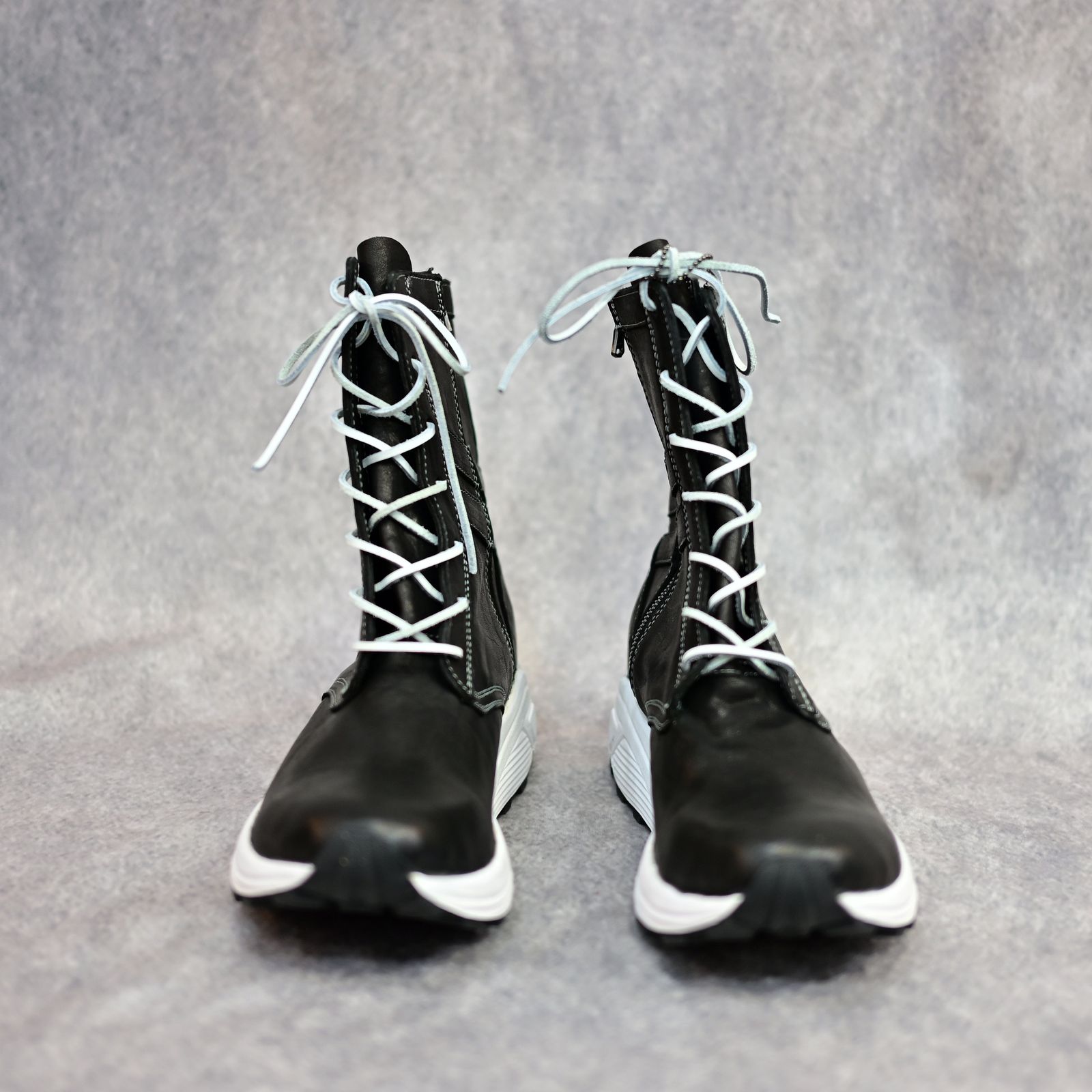 ジャパンショルダー製品染め コンバットスニーカー （BLACK）｜ブーツ スニーカー ｜ 657-02