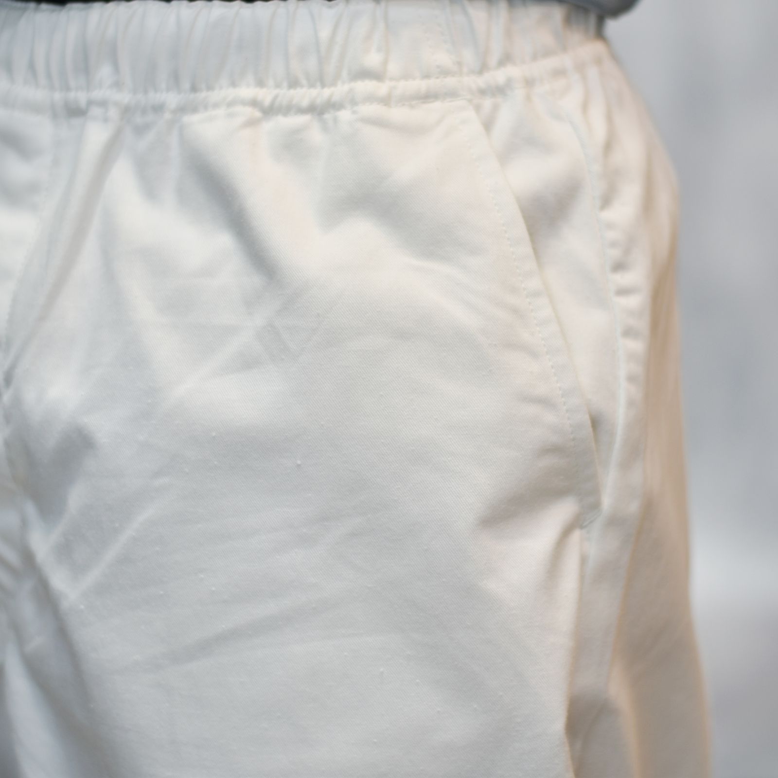 NEP BACK CHINO MILITARY PANTS (WHITE)｜ネップバックチノパンツ｜CL-26SS045