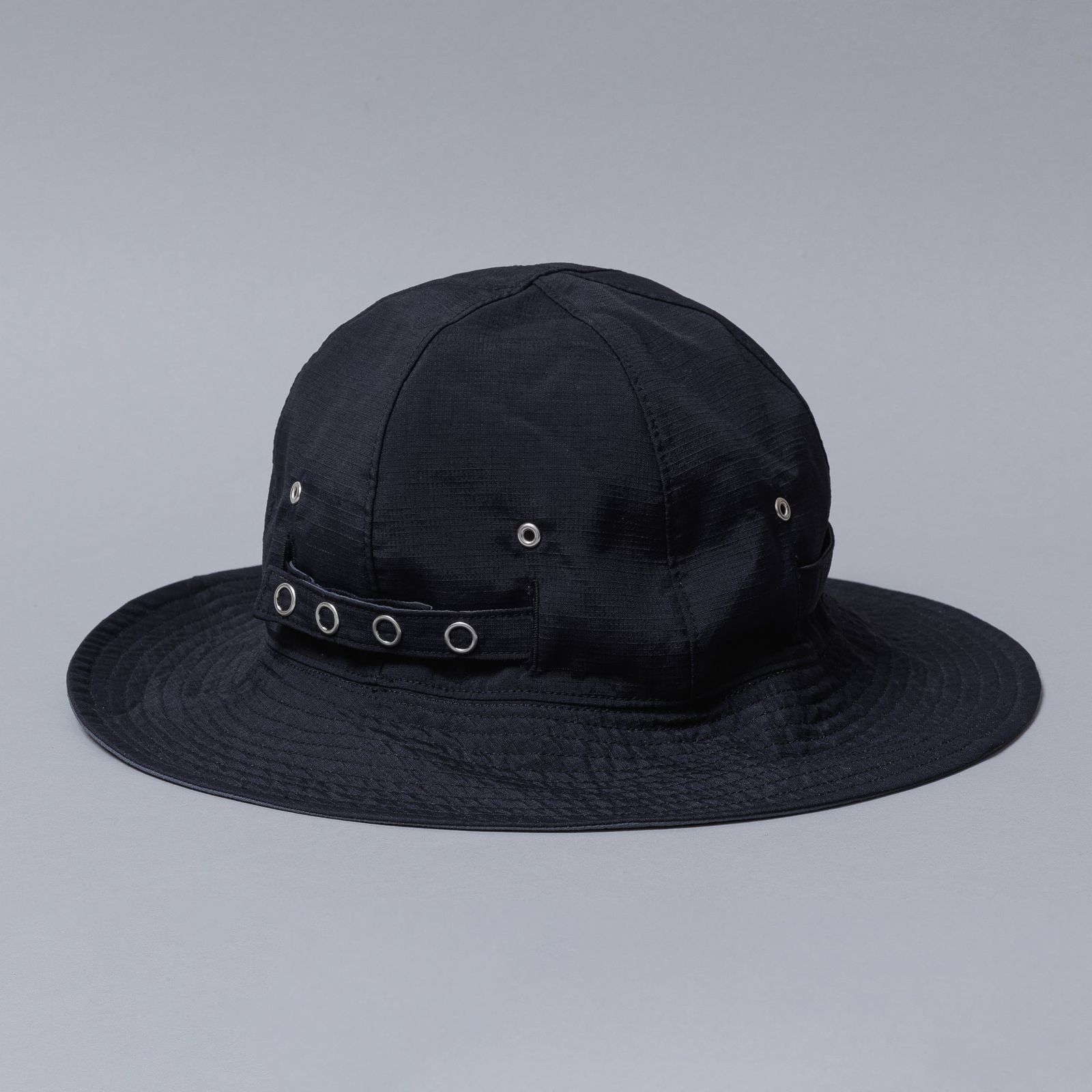 Double Face Sun Hat "NOVA" (BLACK＋GRAY) / ダブルフェイス リバーシブル サンハット