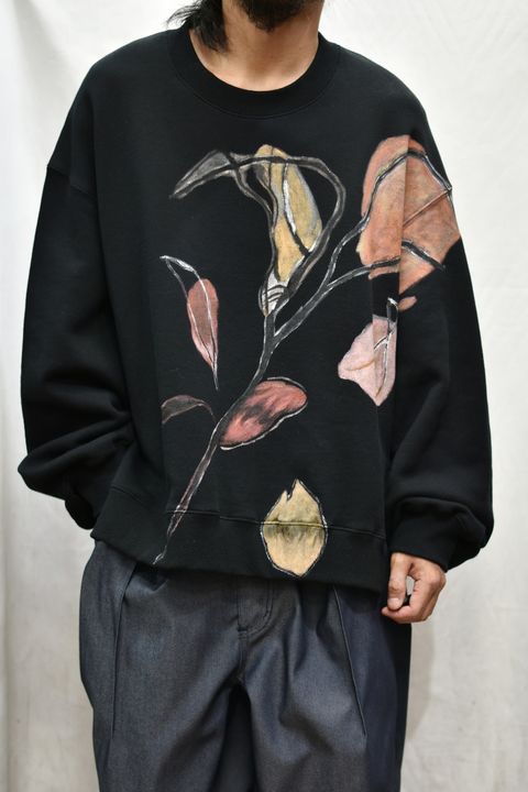 タックパフスウェット / LB21FW-PO01-HP (BLACK×CANNA)