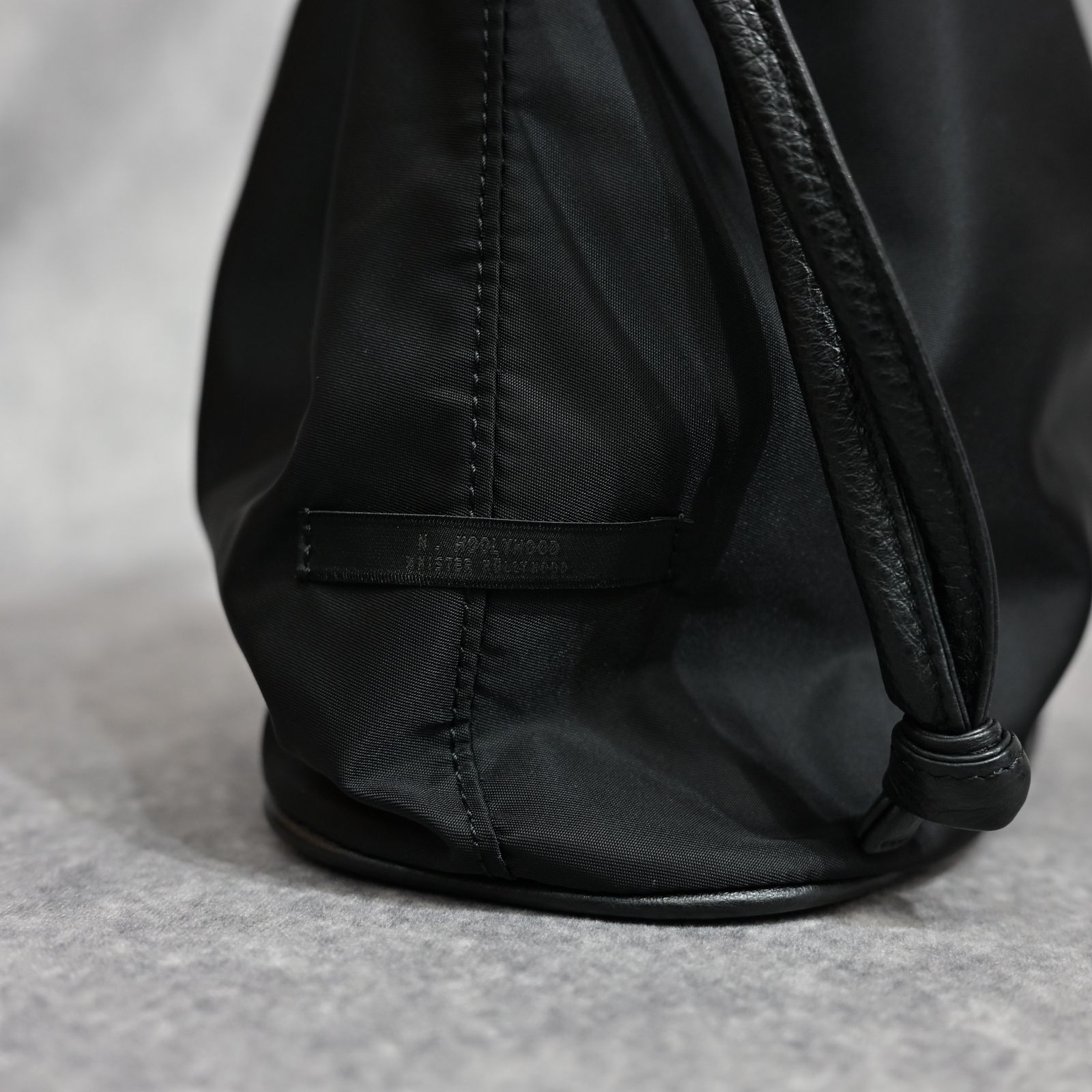 DRAWSTRING BAG （BLACK / ブラック）｜巾着バッグ｜2261-AC08