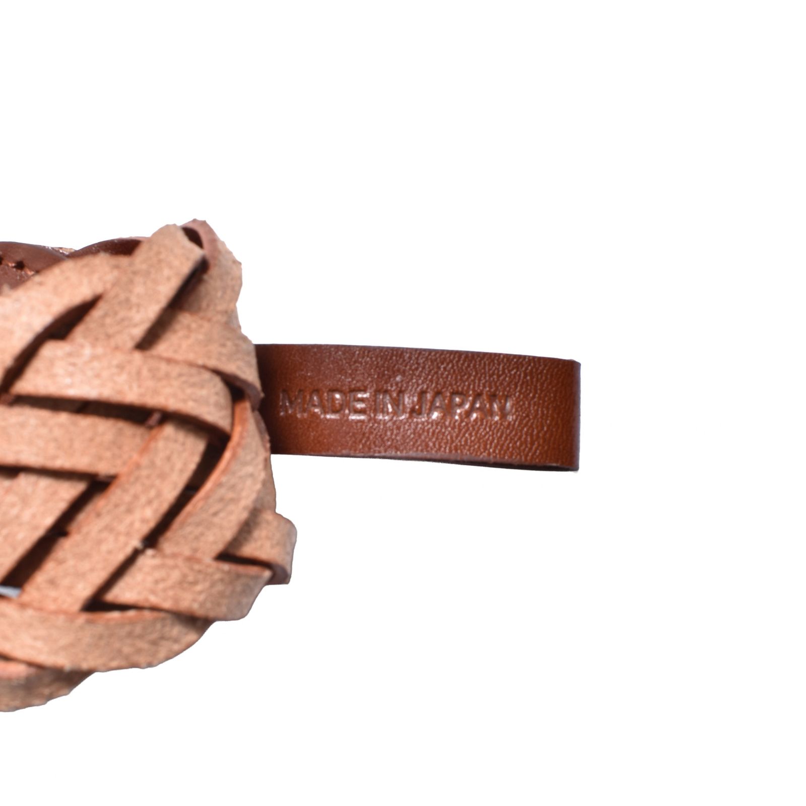 Leather Semi Wide Mesh Belt （BRN）｜レザーメッシュベルト｜MDLBT003