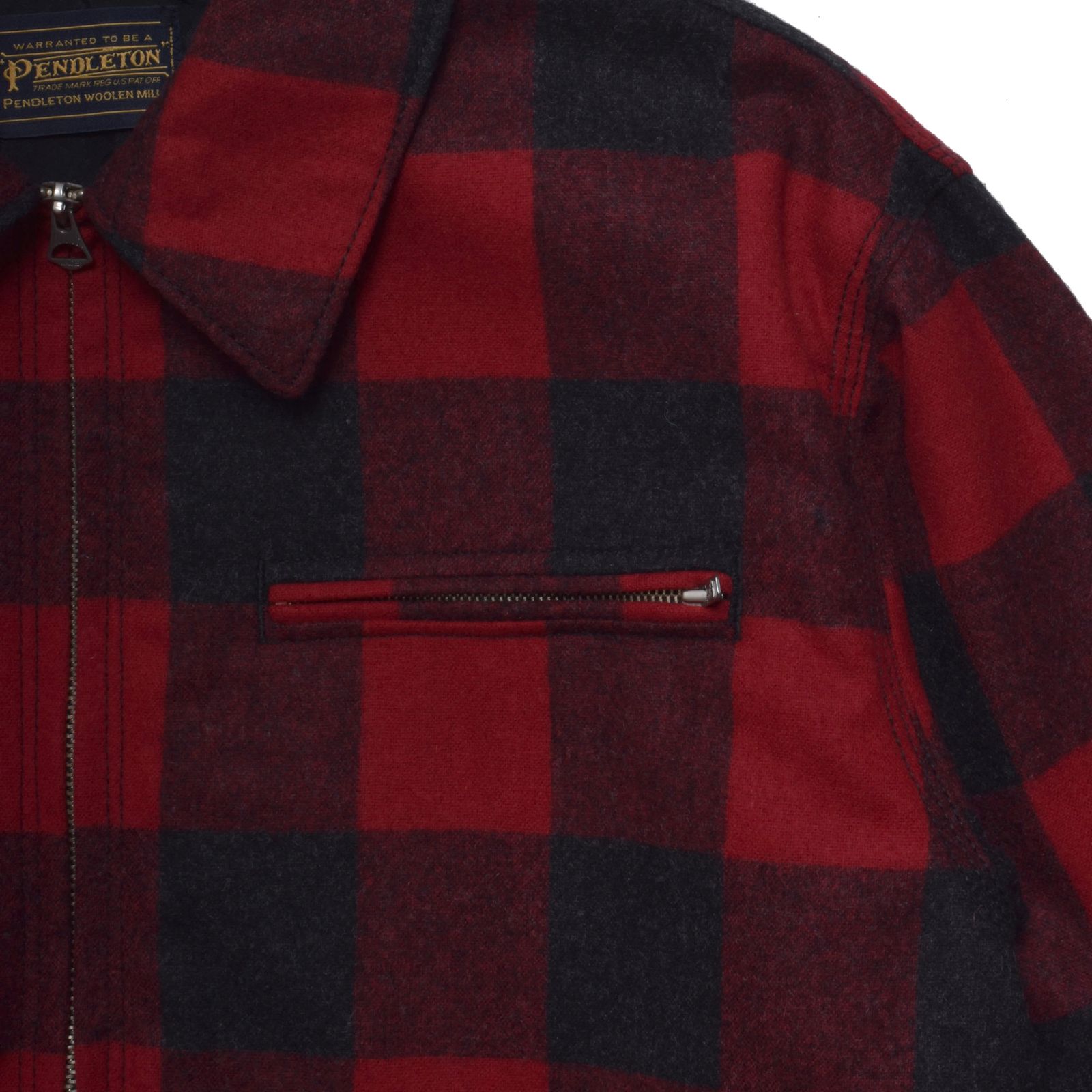 PENDLETON W.Plaid Zipup Work JKT （RPT）｜ペンドルトン ジップアップ ワークジャケット｜MND-PDL801