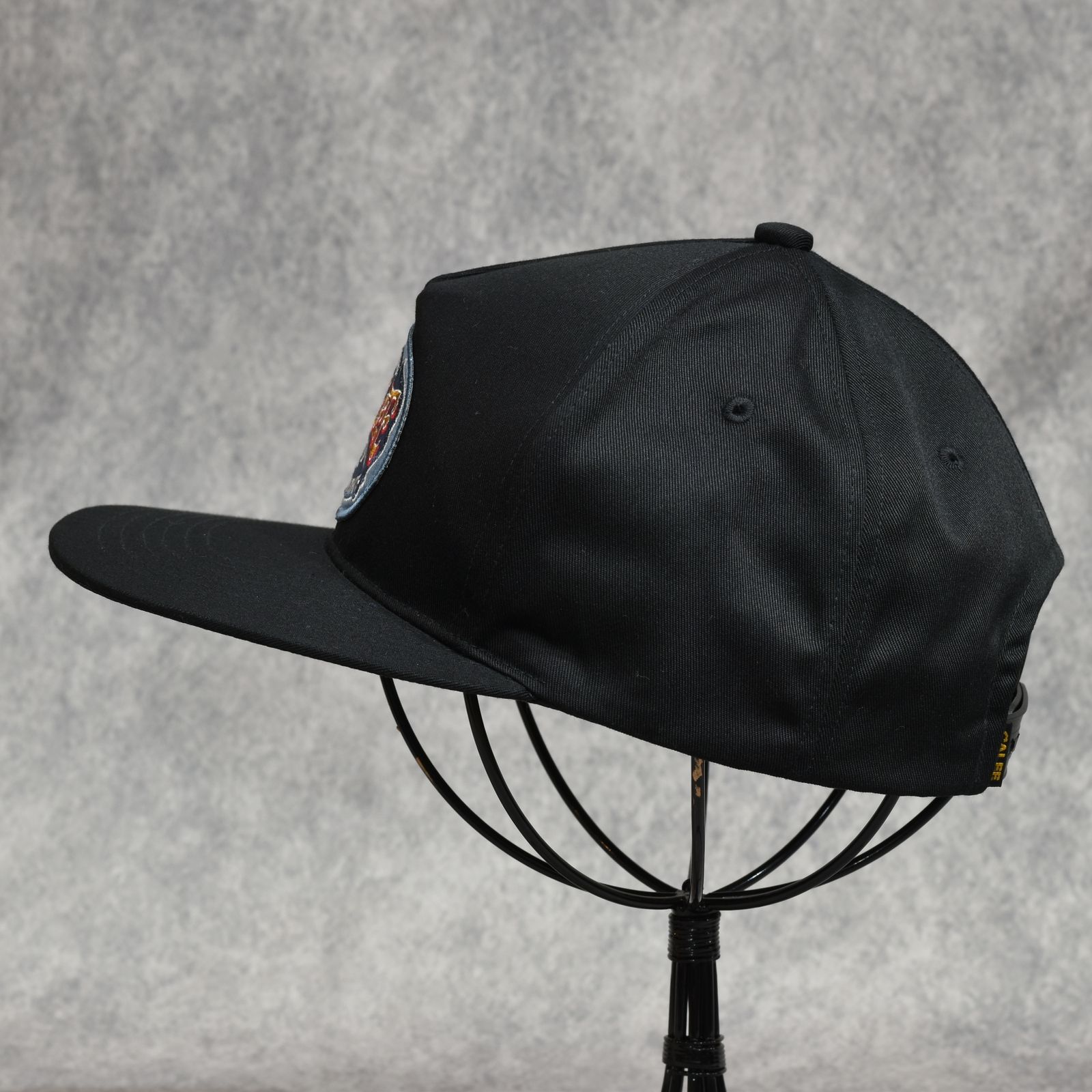 SIGNBOARD WAPPEN CAP ＜NATURALLY PAINT DESIGN＞ (BLACK)｜ワッペン キャップ｜CL-26AWNT003