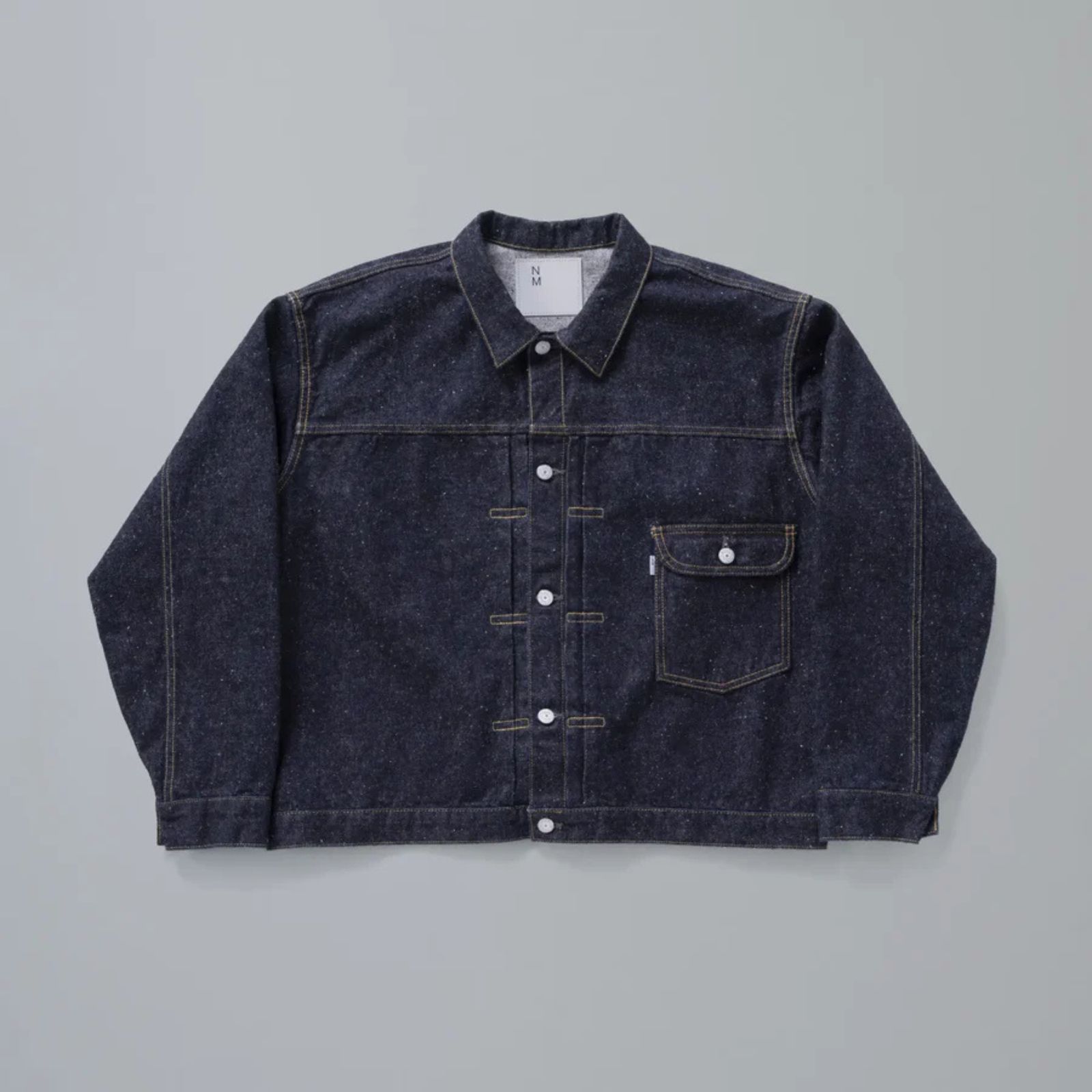 #023 LV T-BACK DENIM JACKET BLEACH ONE-WASHED （INDIGO） / デニムジャケット Gジャン ワンウォッシュ （インディゴ）