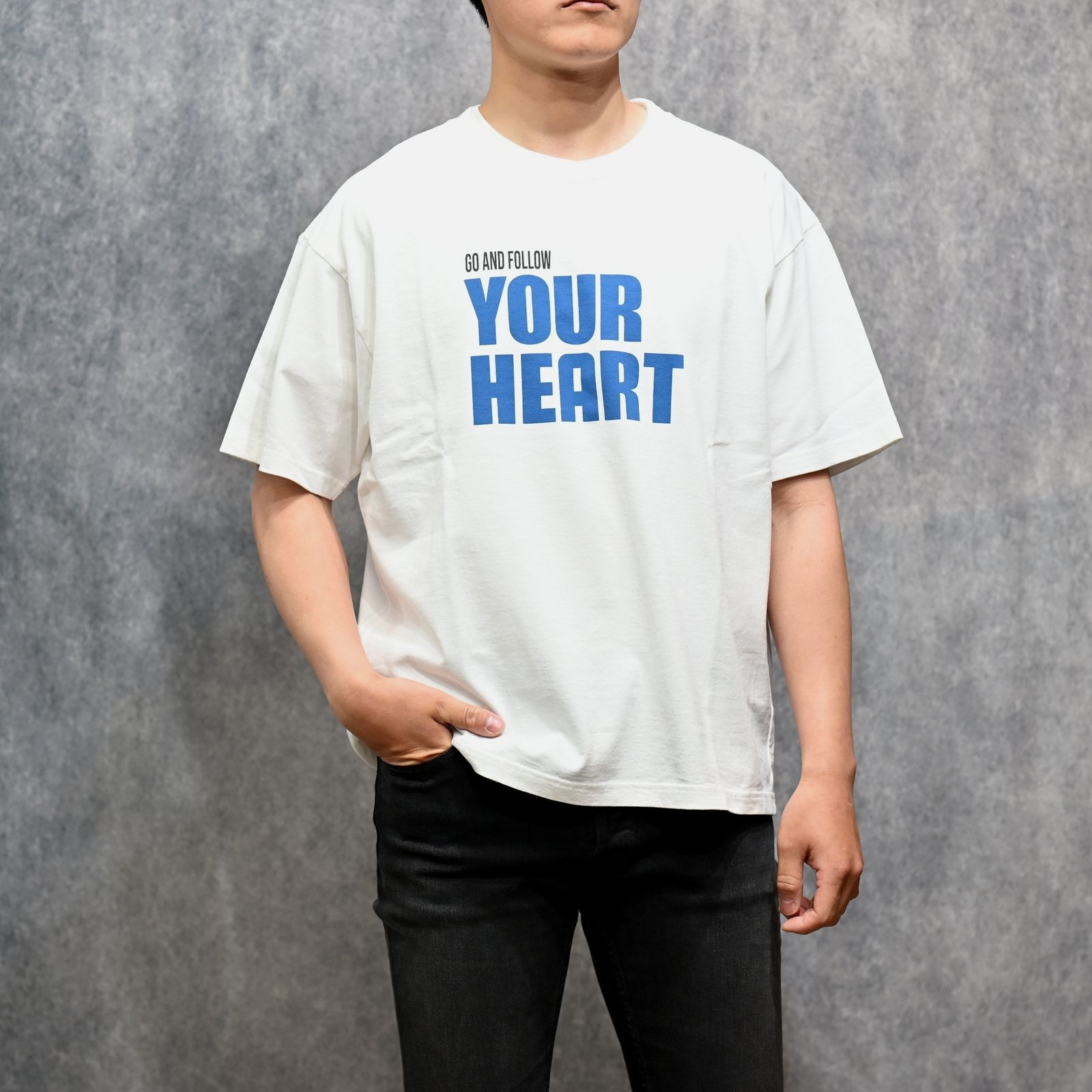 Go And Follow Your Tee （WHT） ｜プリントTシャツ (ホワイト)｜2604-4003