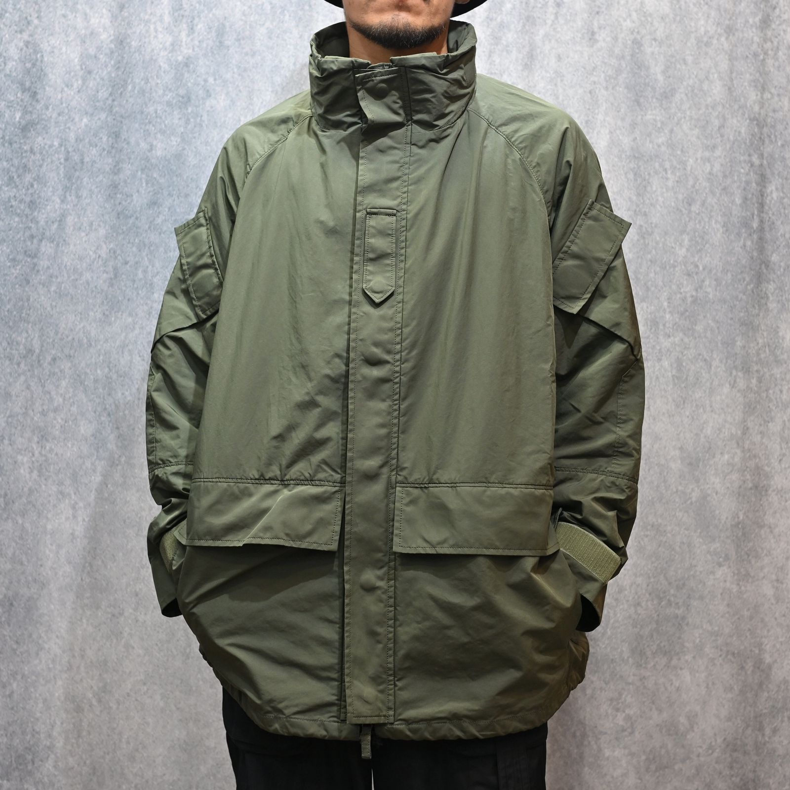WEATHER MILITARY JACKET / LINER NYLON ZU CONNECTION  （KHAKI)｜ウェザーミリタリー ジャケット （カーキ） PC-026-2988-52
