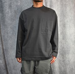 POKET LONG SLEEVE T-SHIRT （CHARCOAL） / ロングスリーブ ポケットTシャツ （チャコール）