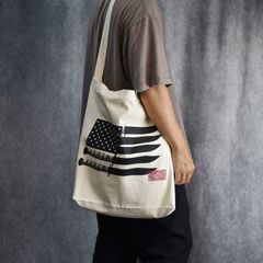 KNIFE FLAG LOGO 3WAY TOTE BAG (NATURAL) / トートバッグ