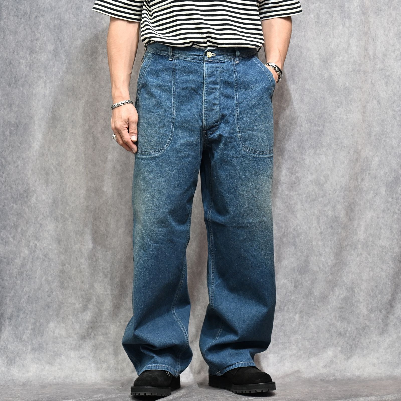 USN DENIM TROUSERS （USD） / USネイビー デニムトラウザー （インディゴ） 2026SS-PT4-YT