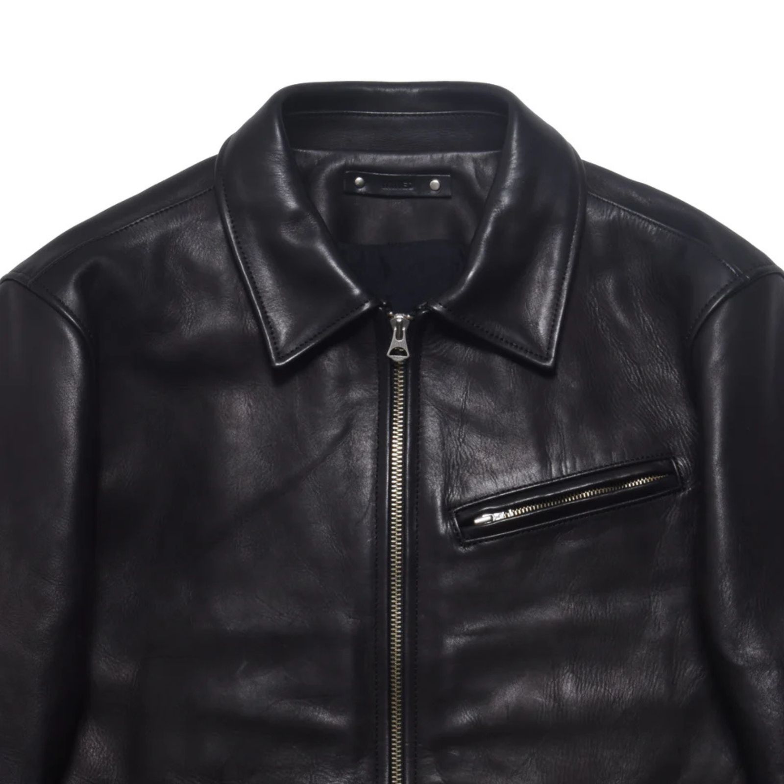 Leather Zipup JKT （BLK）｜レザージャケット｜2602-8001