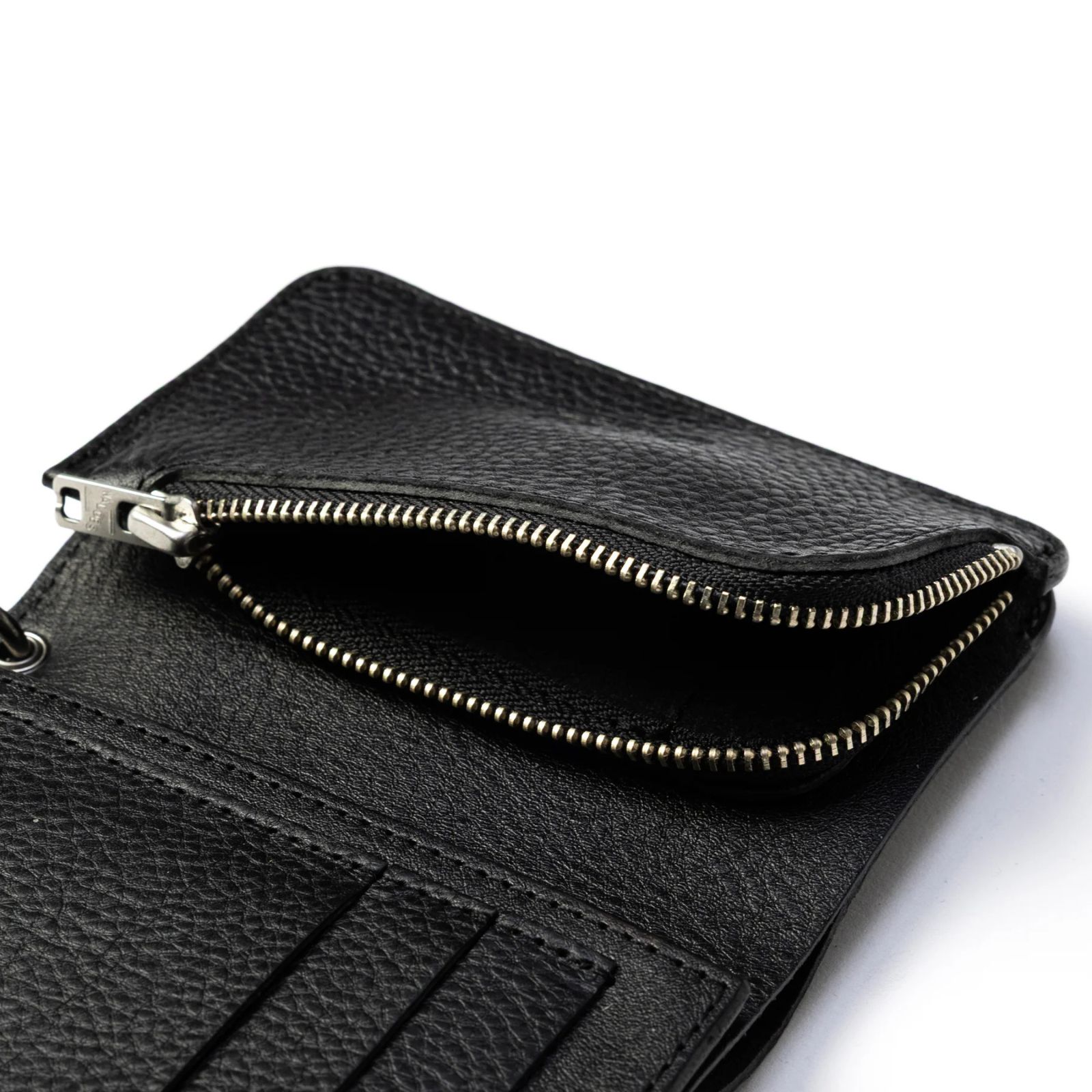 LIGHTNING LEATHER FLAP HALF WALLET ＜EXCLUSIVE＞ (BLACK)｜フラップハーフウォレット 三つ折り財布｜CL-26SS007LE EX