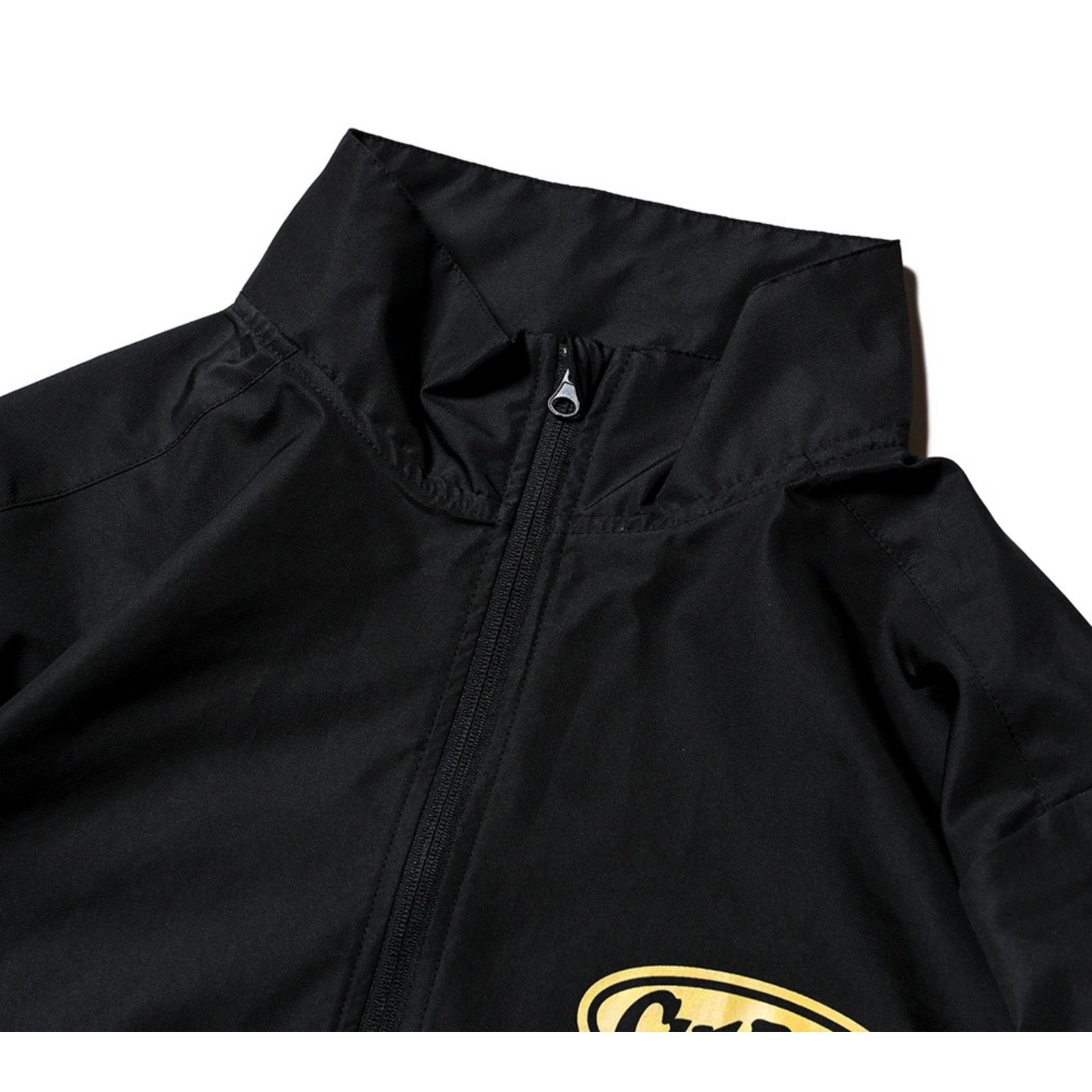 CUTRATE LOGO RIPSTOP STAND STAFF JACKET (BLACK×YELLOW) / リップストップ スタンドジャケット