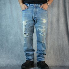 L.Straight 5Pocket （USS） / ストレート デニムパンツ （インディゴ）