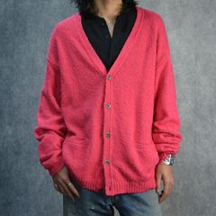 Grainy Cotton Knit Cardigan （PNK） / コットン カーディガン （ピンク）