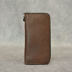 GUIDI ゴートタンニン ラウンド財布 (BROWN / ブラウン) / 890-03