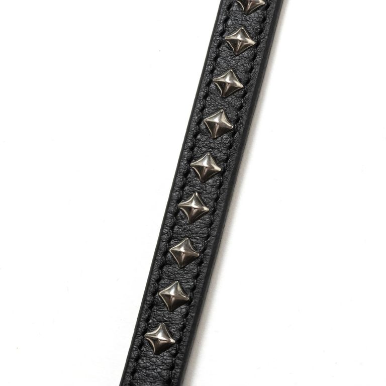 CALEE - STUDS LEATHER LONG KEY RING (BLACK) / スタッズ CALEE - STUDS LEATHER LONG KEY RING (BLACK) / スタッズ