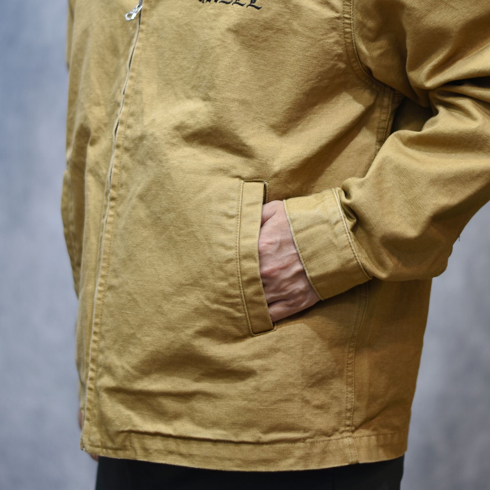 VINTAGE REPRODUCT CORDUROY COLLAR DUCK JACKET (CAMEL)｜襟コーデュロイ ダックジャケット｜CL-25AW016