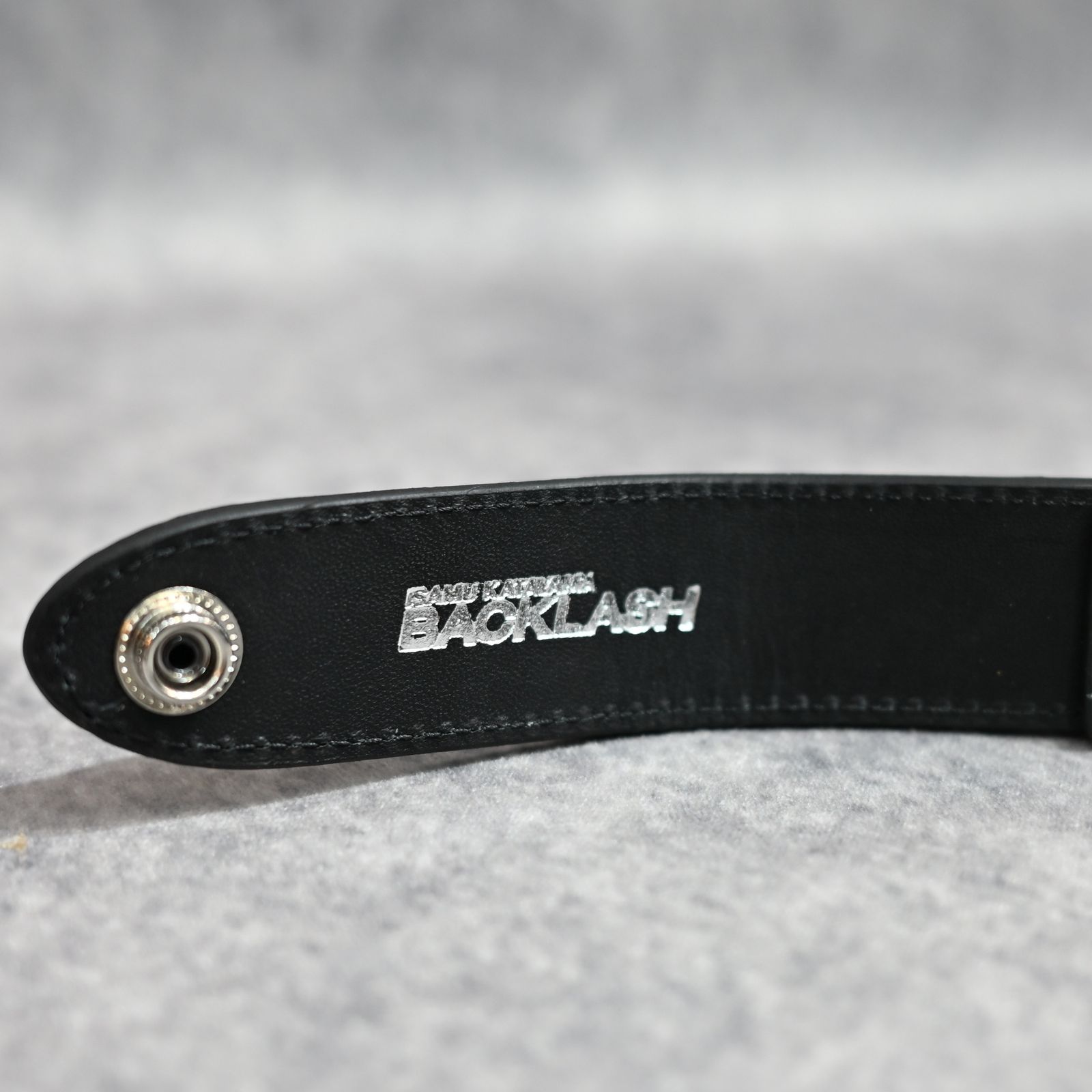 オイルクロコ キーホルダー （BLK / ブラック） 387-02