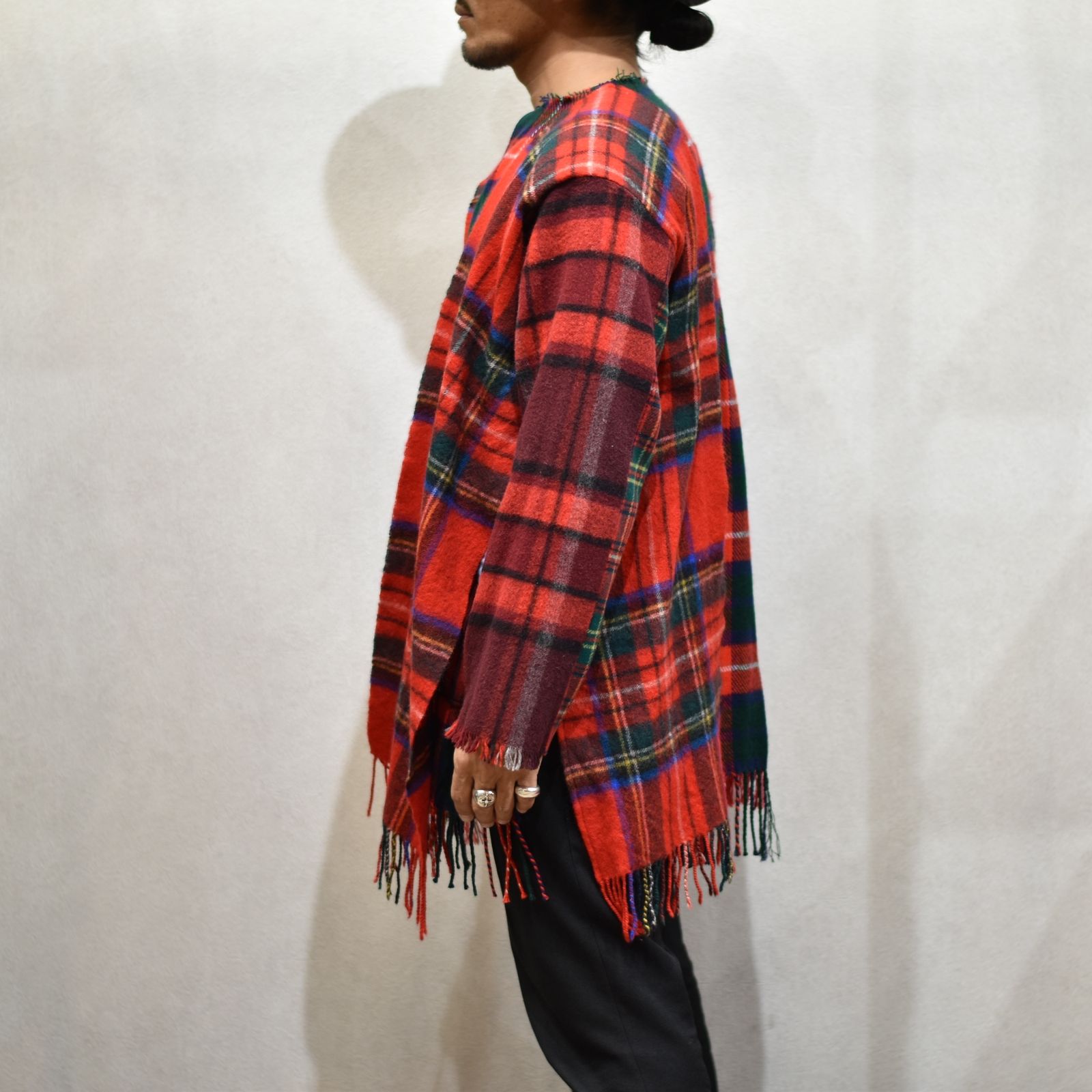 MINEDENIM - OLD PARK×MINEDENIM Check MufflerCardigan | chord