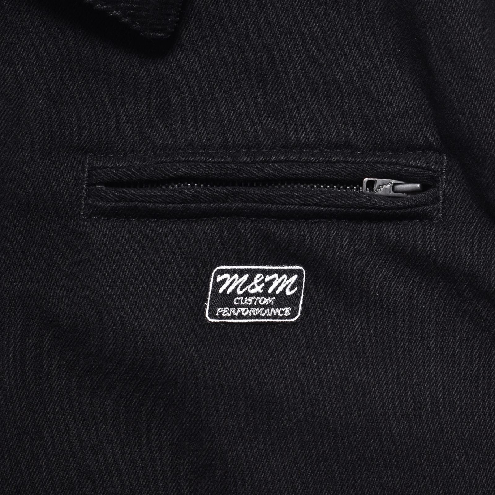 × M&M CUSTOM PERFORMANCE Black Denim Detroit Jacket （BLK）｜× エムアンドエムカスタムパフォーマス ブラックデニム デトロイトジャケット｜MND-MM81