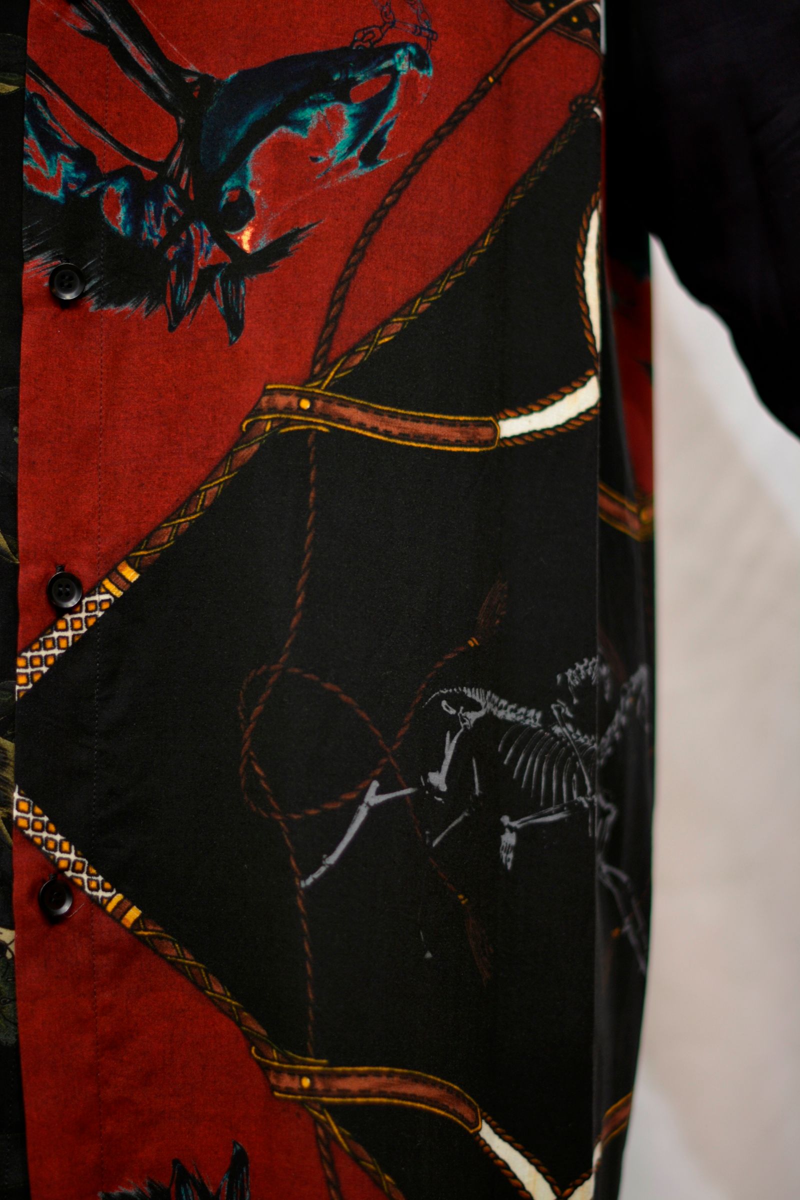 Collar zipper shir