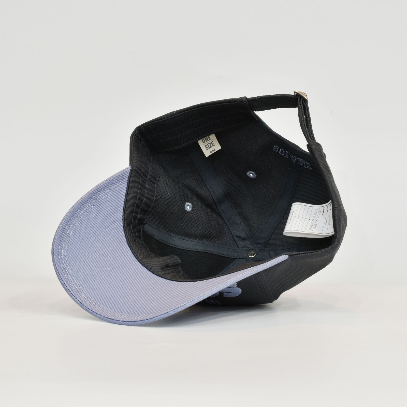 Curved Visor Cap "TRAPBOY" (CHARCOAL)｜ベースボールキャップ｜Y01008