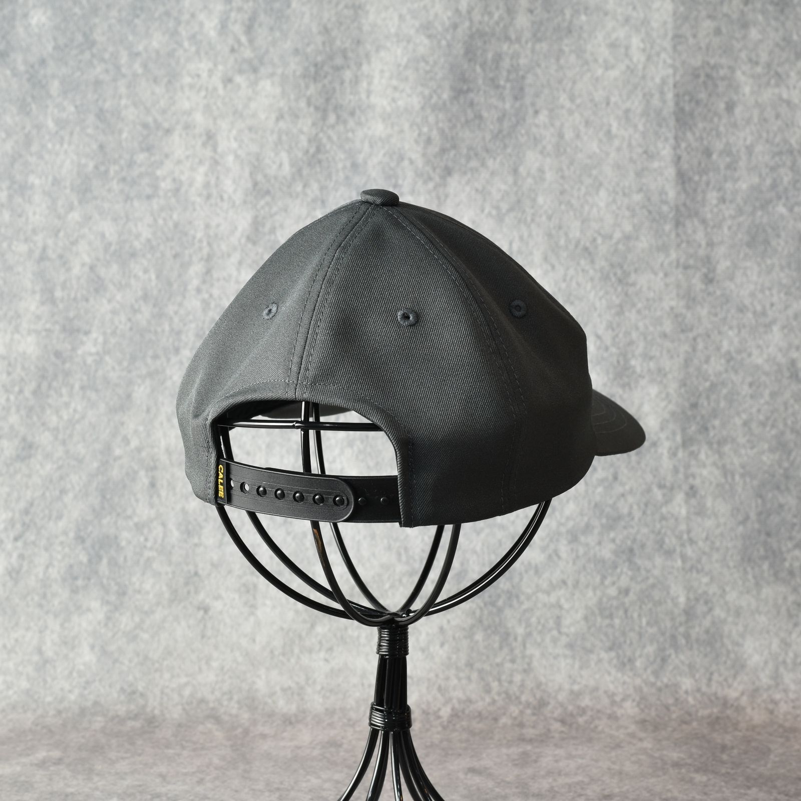 CALEE - P/T CAL NT LOGO CAP (CHARCOAL) / ロゴ刺繍 浅型