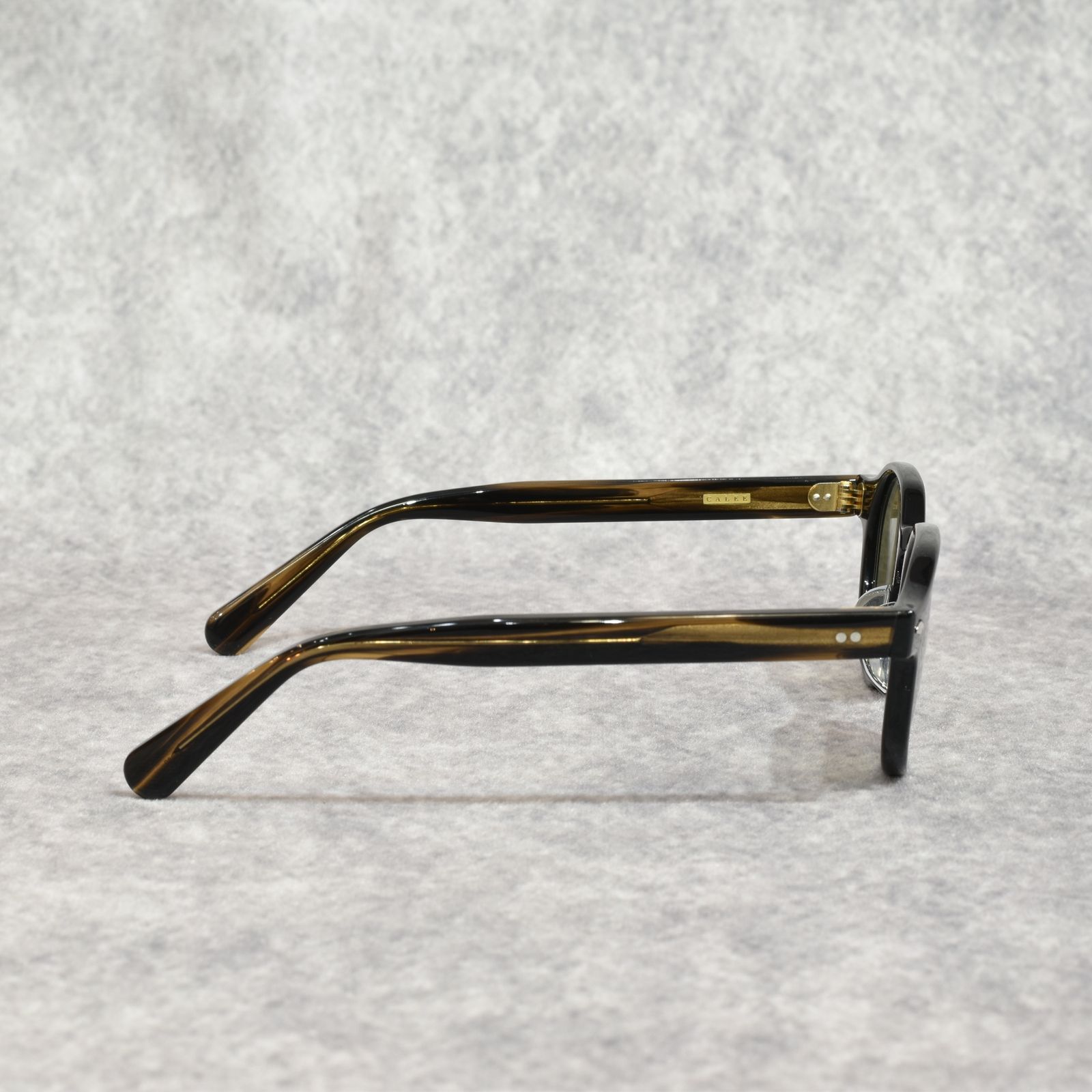 BOSTON TYPE GLASSES (BLACK DEMI / KHAKI)｜ボストン サングラス｜CL-26SS003G