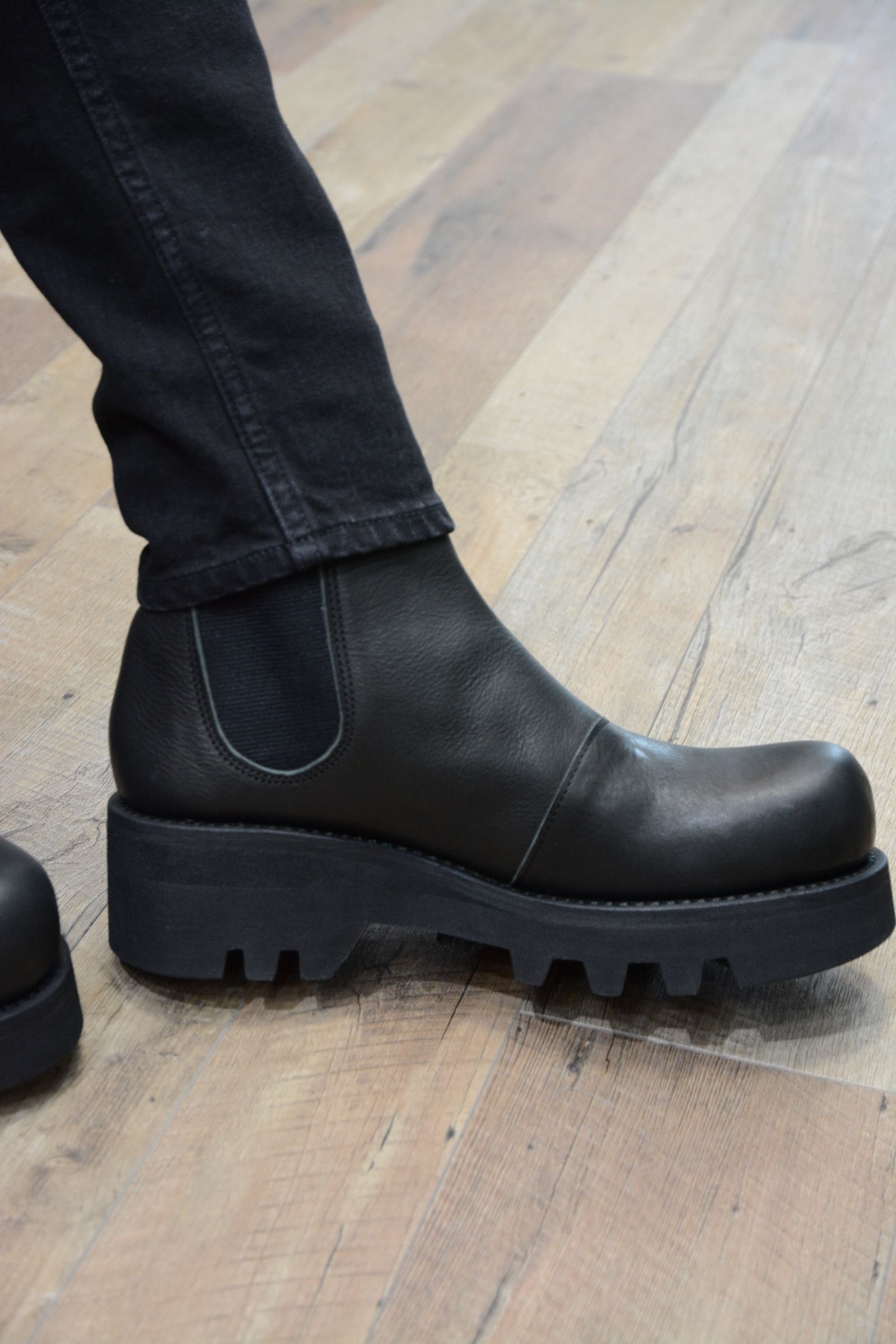 予約商品 ［Portaille × chord］ side gore boots （black） / サイドゴアブーツ （ブラック） ｜納期:3ヶ月程度 | 必ず商品説明をご覧ください。