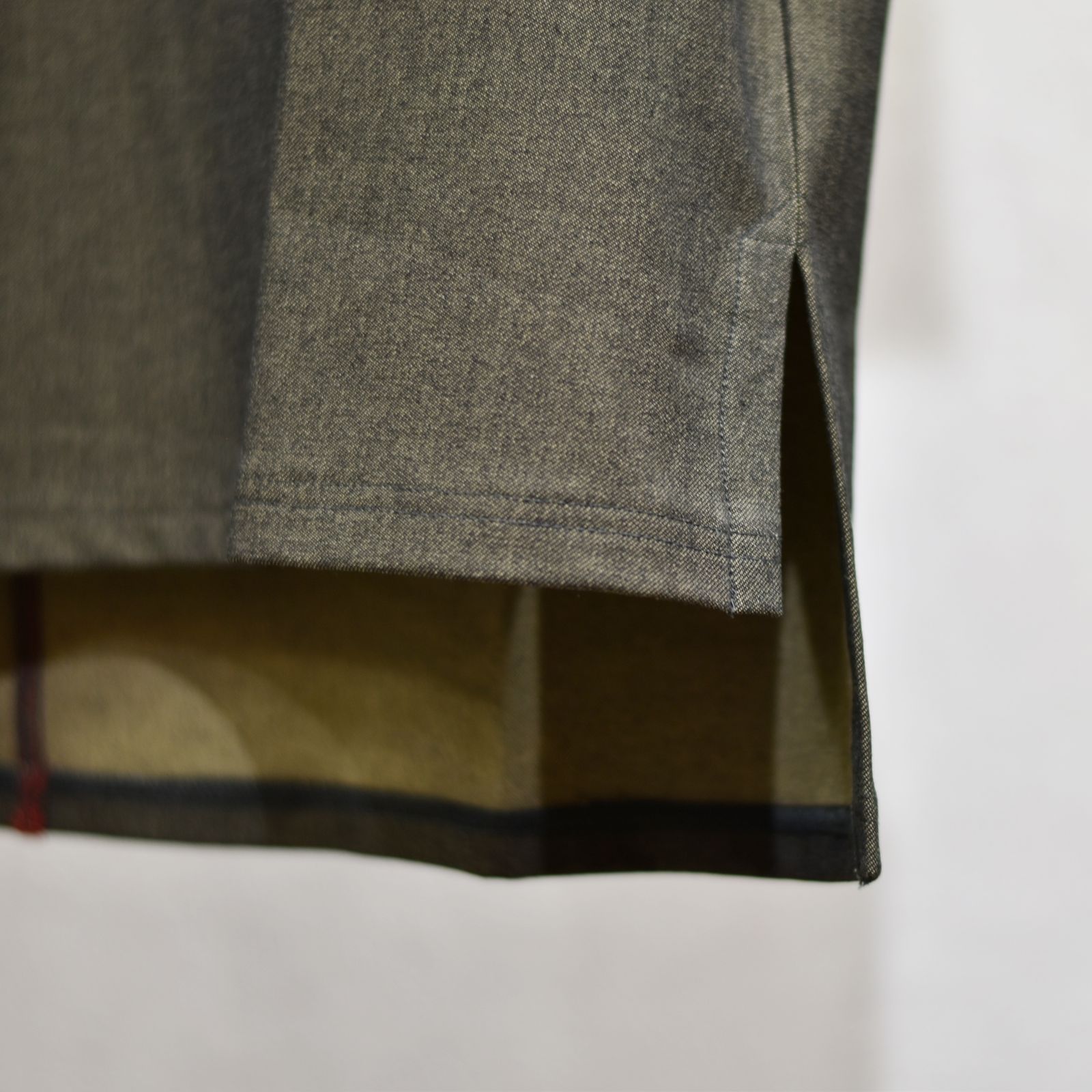ポリエステルレーヨンアクリル ストレッチ ポケットカットソー （KHAKI）