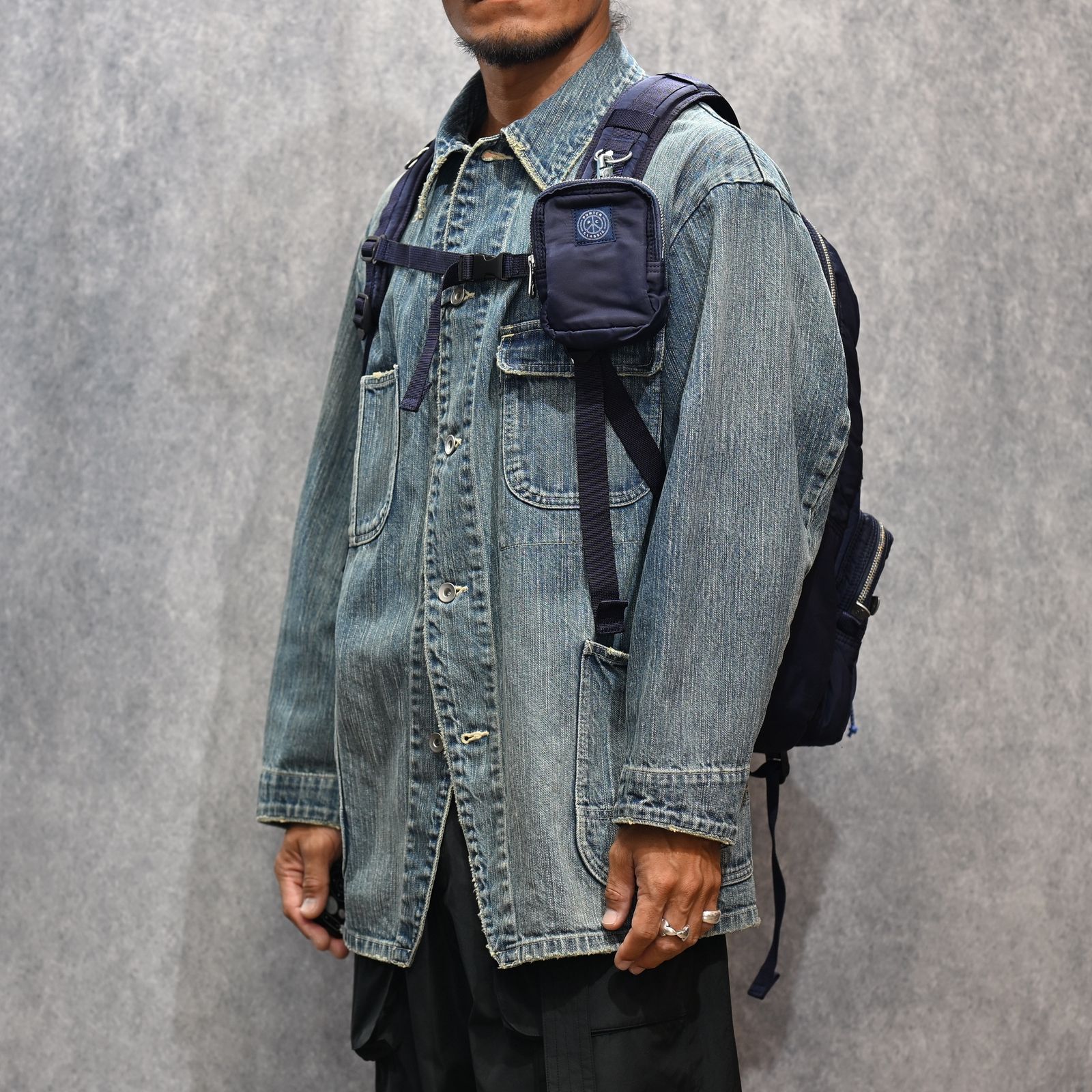 SUPER NYLON DAYPACK L (BLUE) / スーパーナイロン バックパック （ブルー） PC-015-264-40