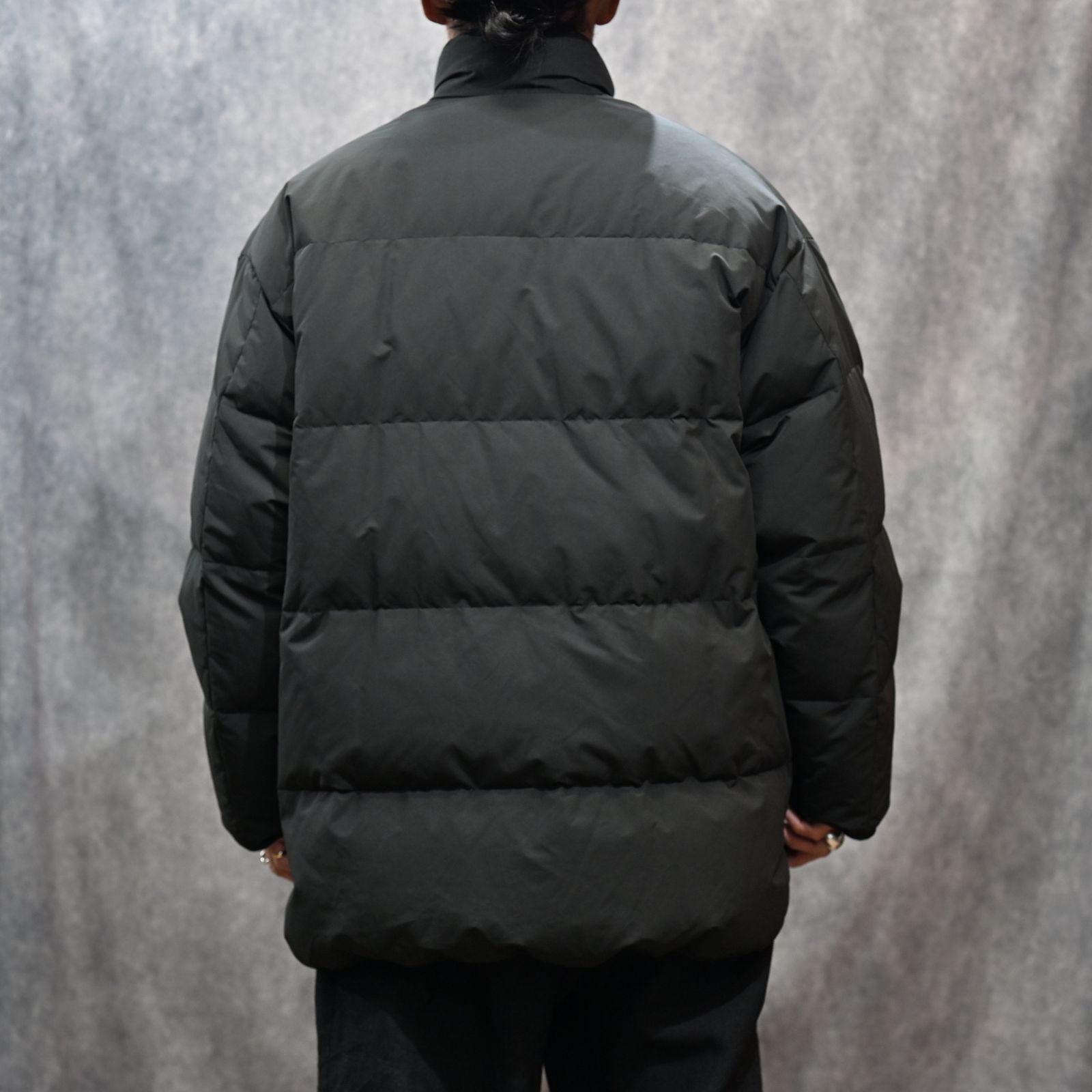 WEATHER CHINESE DOWN JACKET （BLACK）｜チャイナ ダウンジャケット （ブラック） PC-026-2441-10
