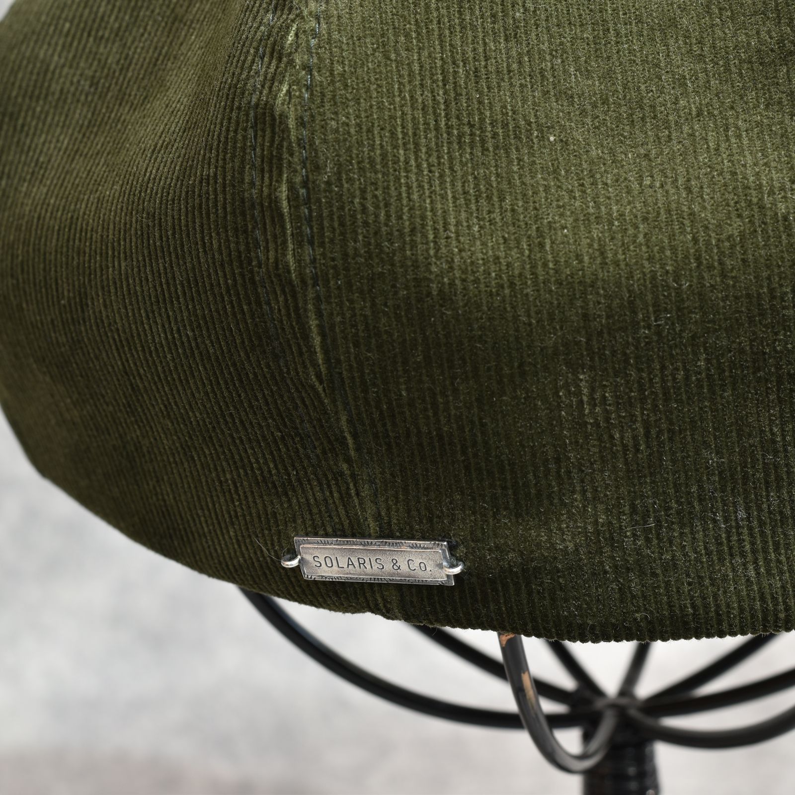 16W Couduroy Casquette "OLDBOY" (HUNTER GREEN)｜コーデュロイ キャスケット｜Y01005