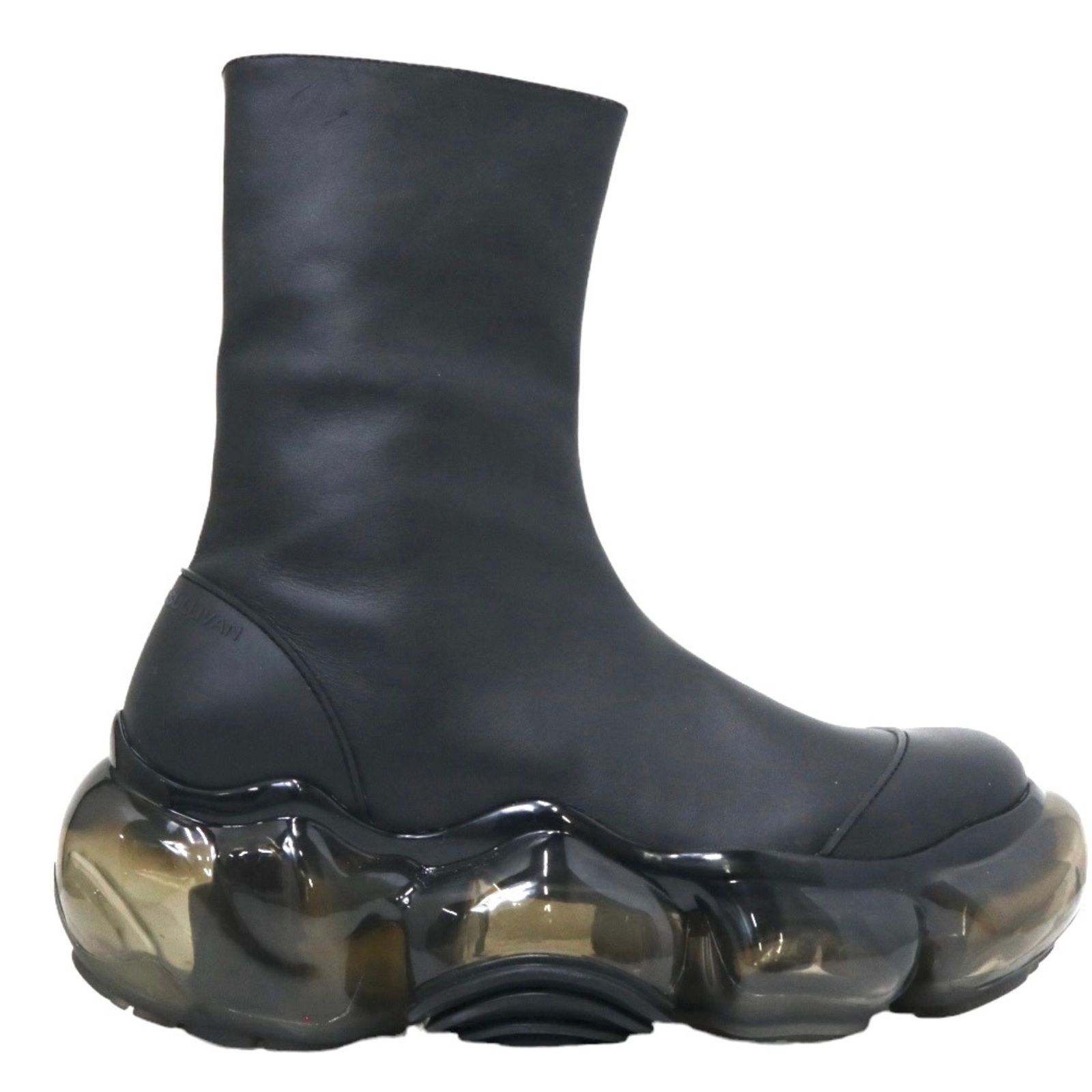 JLS × grounds" moopie leather boots （BLACK） コラボレーションモデル MOOPIE ソール