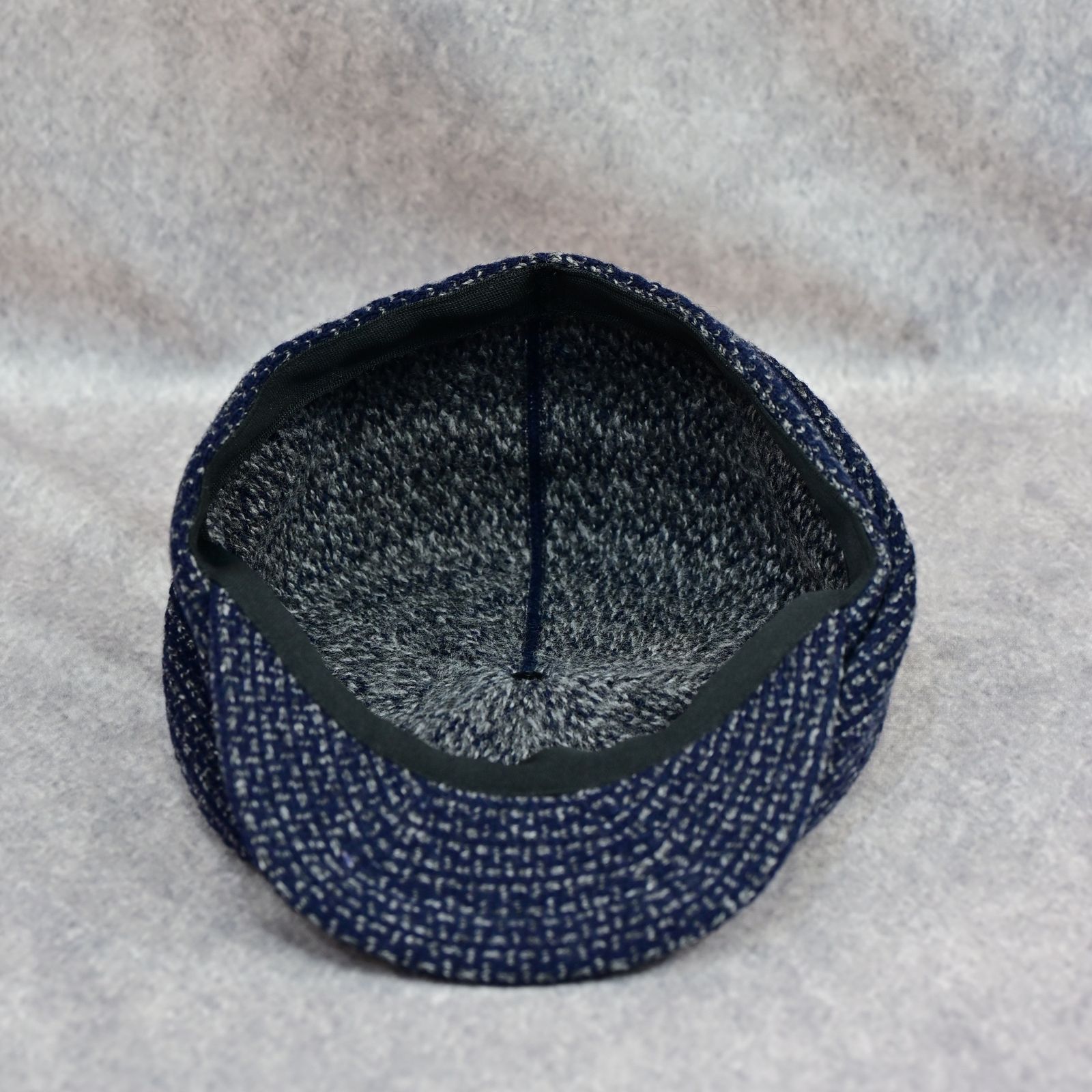 TWEED KNIT CASQUETTE （BLUE）｜ツイード ニット キャスケット （ブルー） PC-031-3650-40