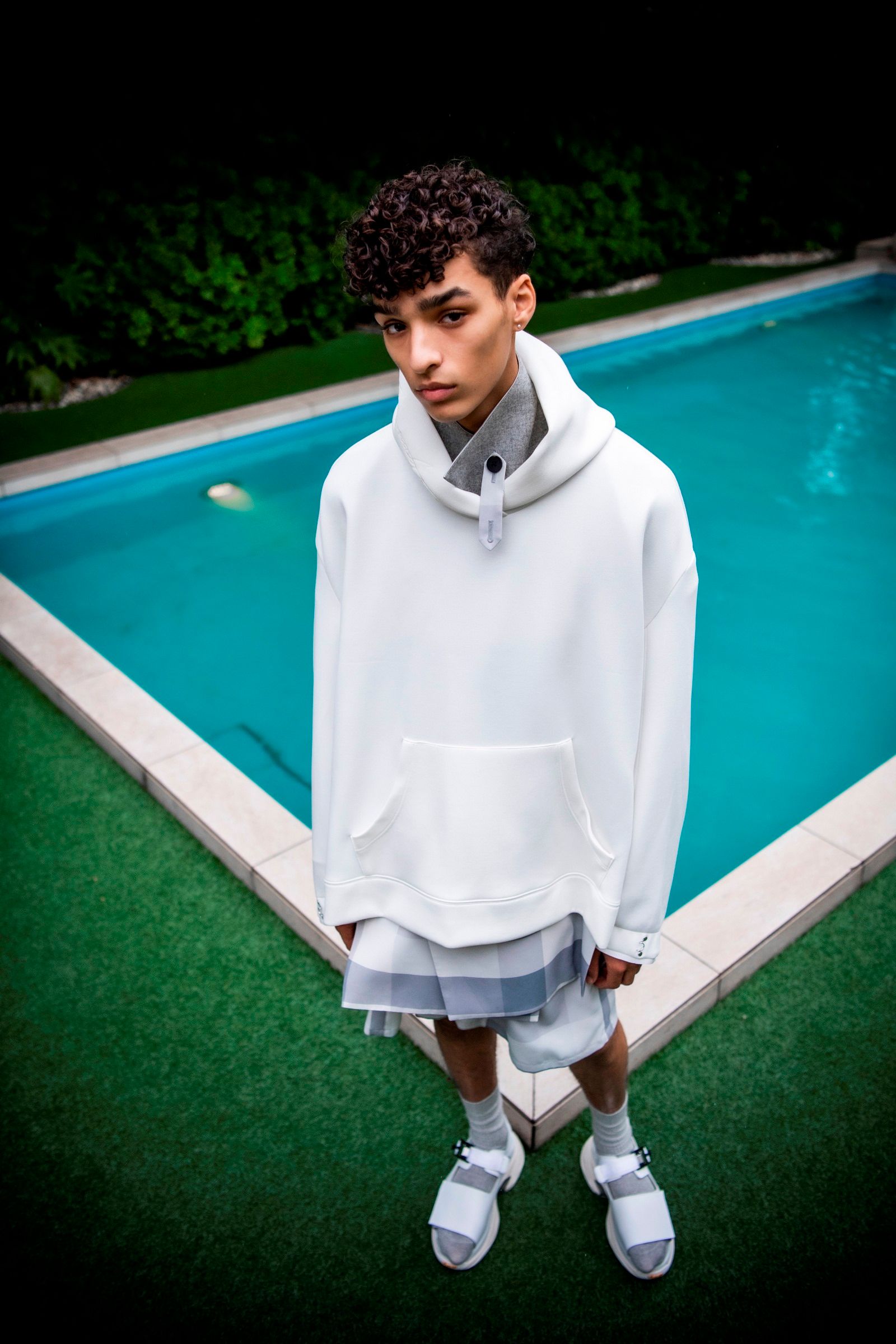 ジップベント フーディ / LB22SS-PK01-NM (WHITE)