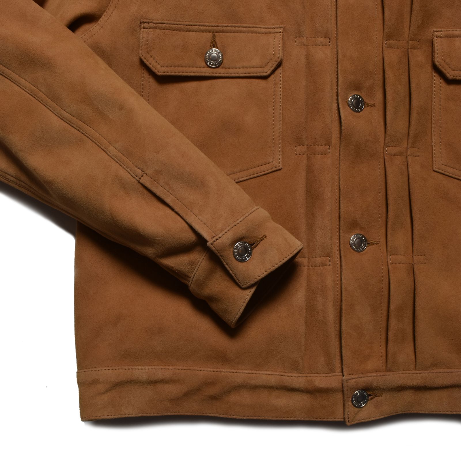 Sheep Suede Trucker JKT （CML） / シープスエード トラッカージャケット  （キャメル）｜2509-8003