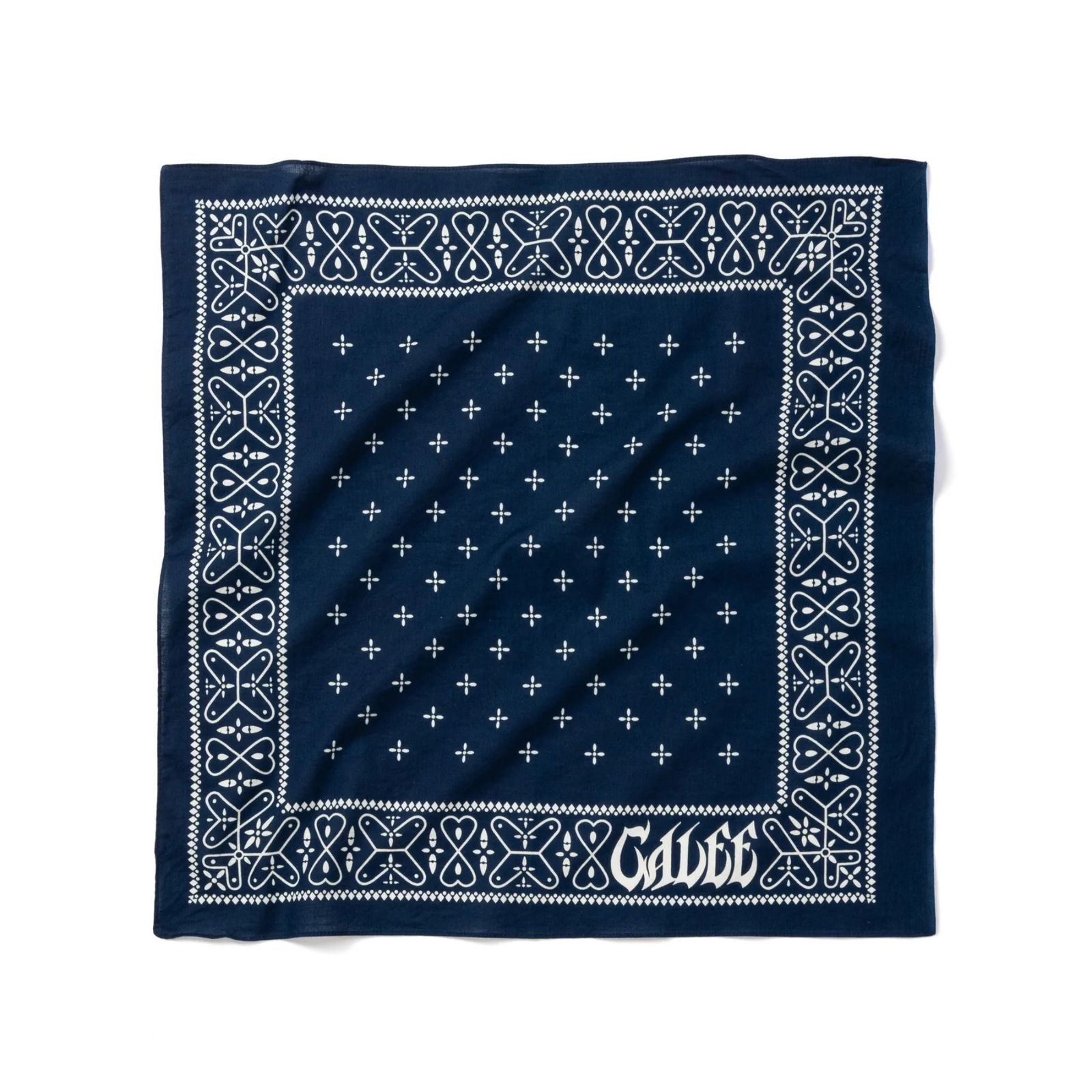 CROSS BANDANA (NAVY)｜クロス柄 バンダナ｜CL-26AWCRS004