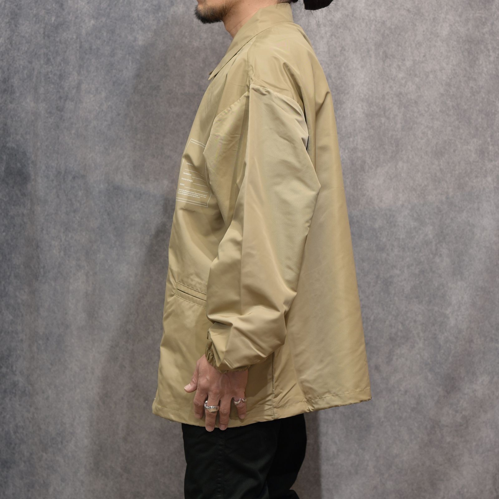 COACH JACKET （BEIGE） / コーチジャケット （ベージュ） 2026SS-JK-2-YT