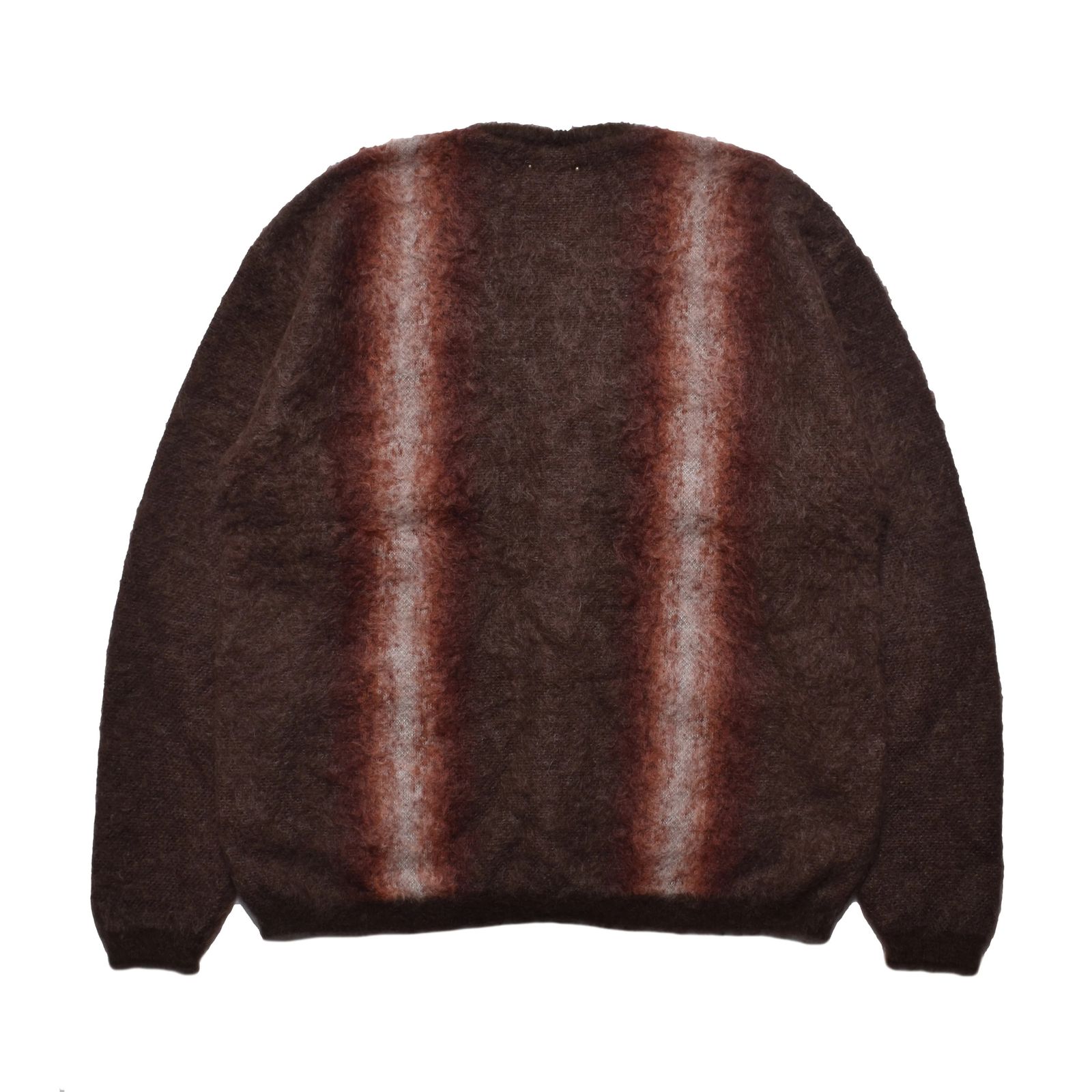 Fuzzy Stripe Mohair Knit Cardigan （BRT）｜ファジーストライプ モヘアニット カーディガン｜2509-6001