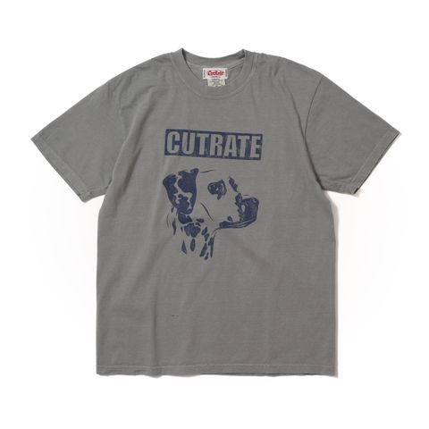 DALMATION TEE (GRAY)｜ダルメシアン プリントTシャツ｜CR-26SS012