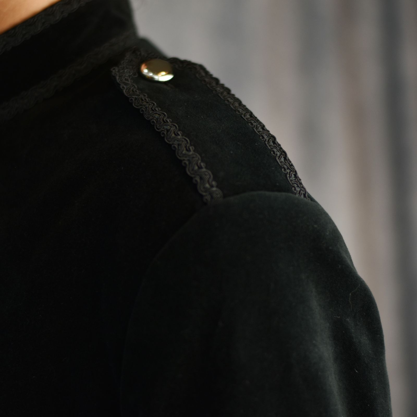 VELVETEEN OFFICER JKT (BK) / 別珍 オフィサージャケット