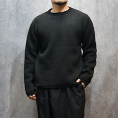 HIMALAYA YAKU KNIT JACQUARD LOGO PULLOVER （BLACK / ブラック）｜ヒマラヤ ヤクニット ｜ KN-784-01