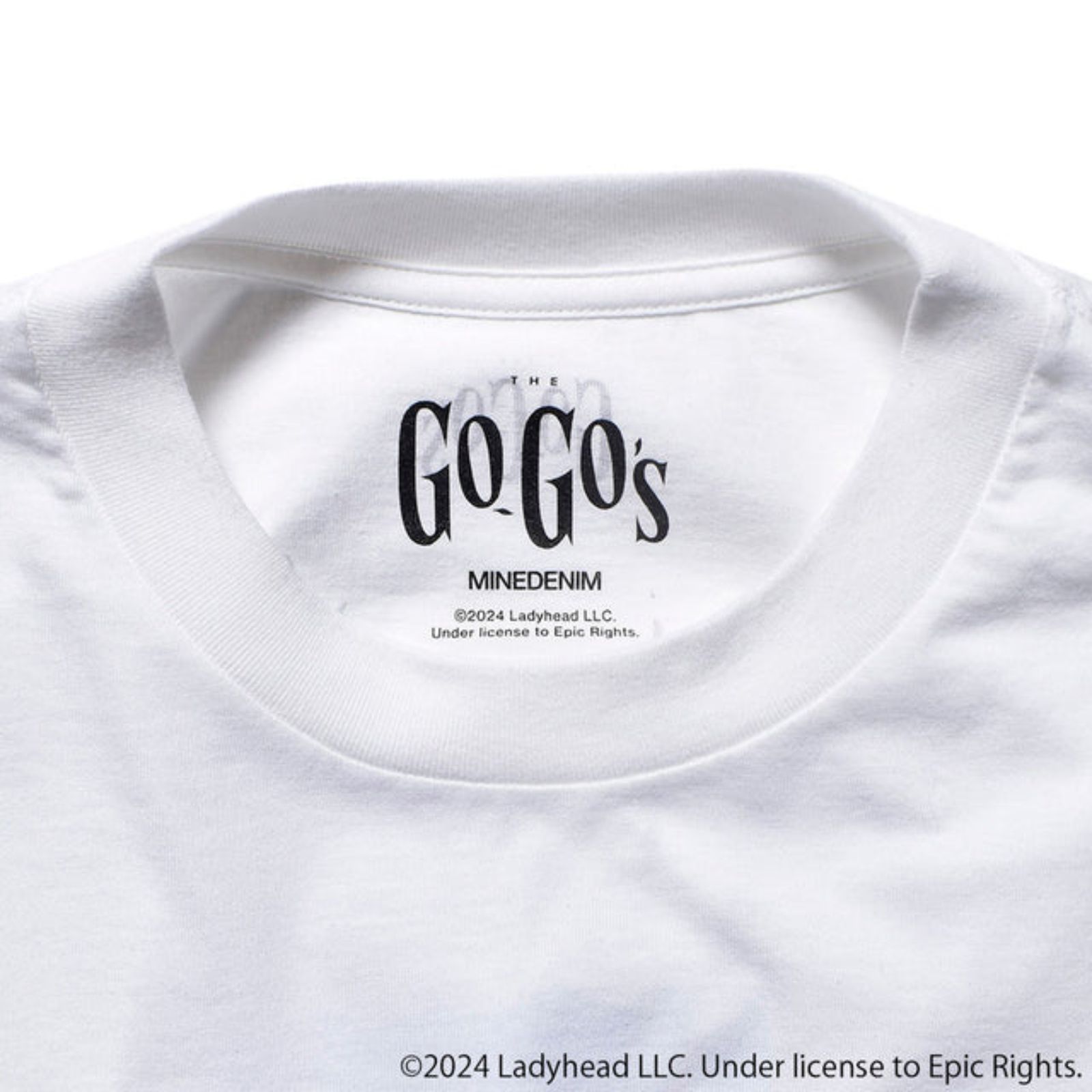 GO-GO'S "Vacation" Print Crewneck T-SH （WHT） / プリント Tシャツ （ホワイト）