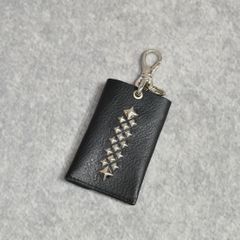 STUDS LEATHER KEY CASE (BLACK)｜スタッズ レザー キーケース｜CL-26SS002LE EX