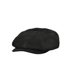 × The Letters Horsehide Suede Casquette "LETTERBOY" (BLACK)｜× レターズ ホースハイド スエード キャスケット｜Z01005