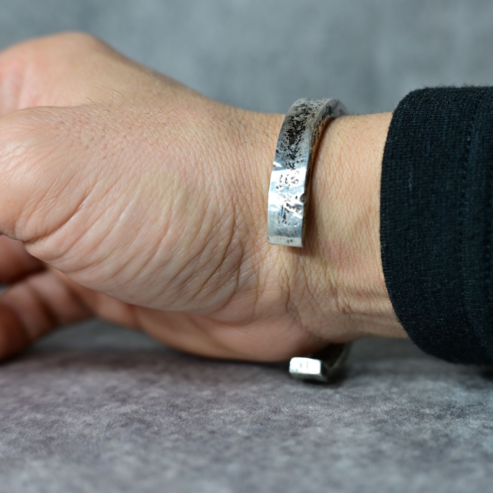 STRAIGHT BANGLE MID｜ SILVERS 純銀